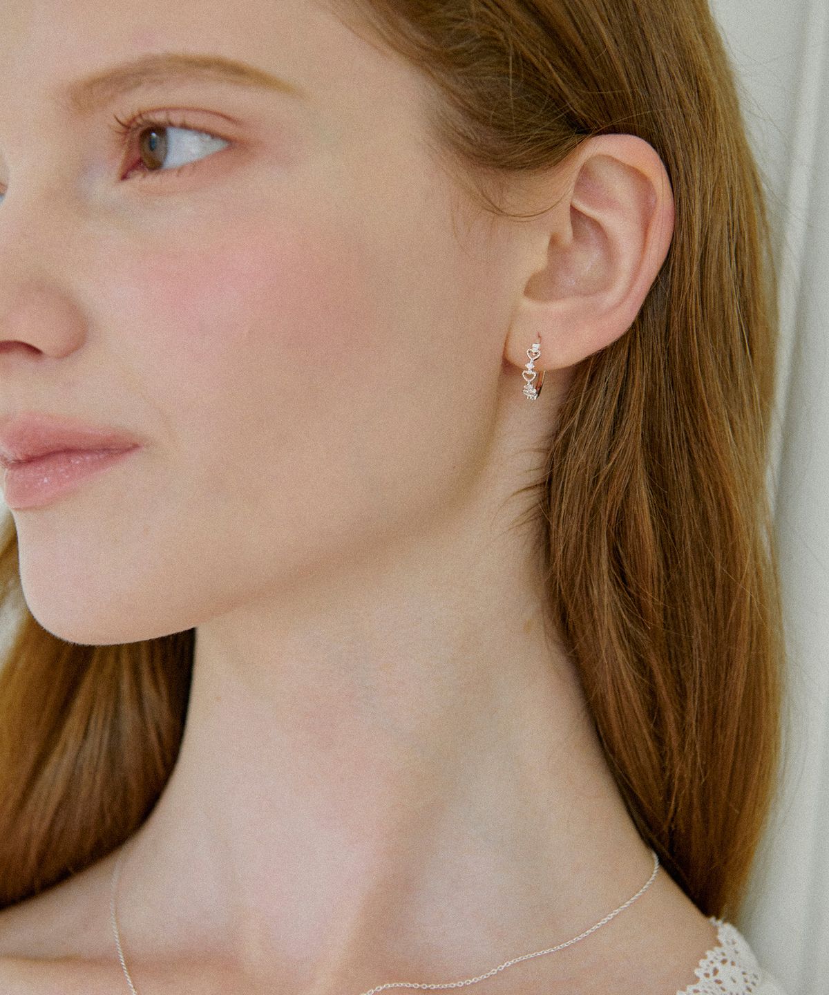 세인트스코트런던(ST.SCOTT LONDON) Juvi Heart Mix Earrings / STJ-EB1797WG