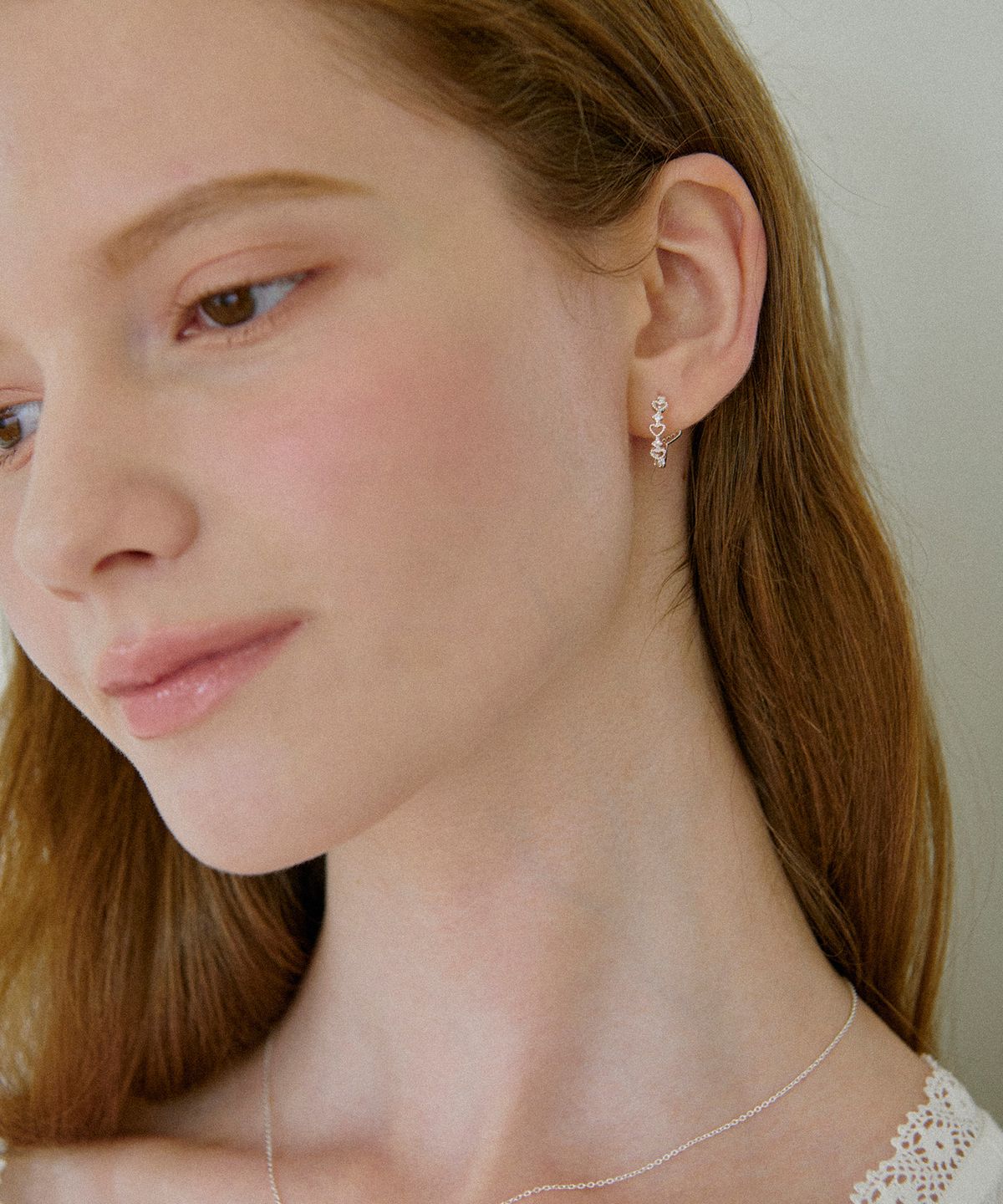 세인트스코트런던(ST.SCOTT LONDON) Juvi Heart Mix Earrings / STJ-EB1797WG