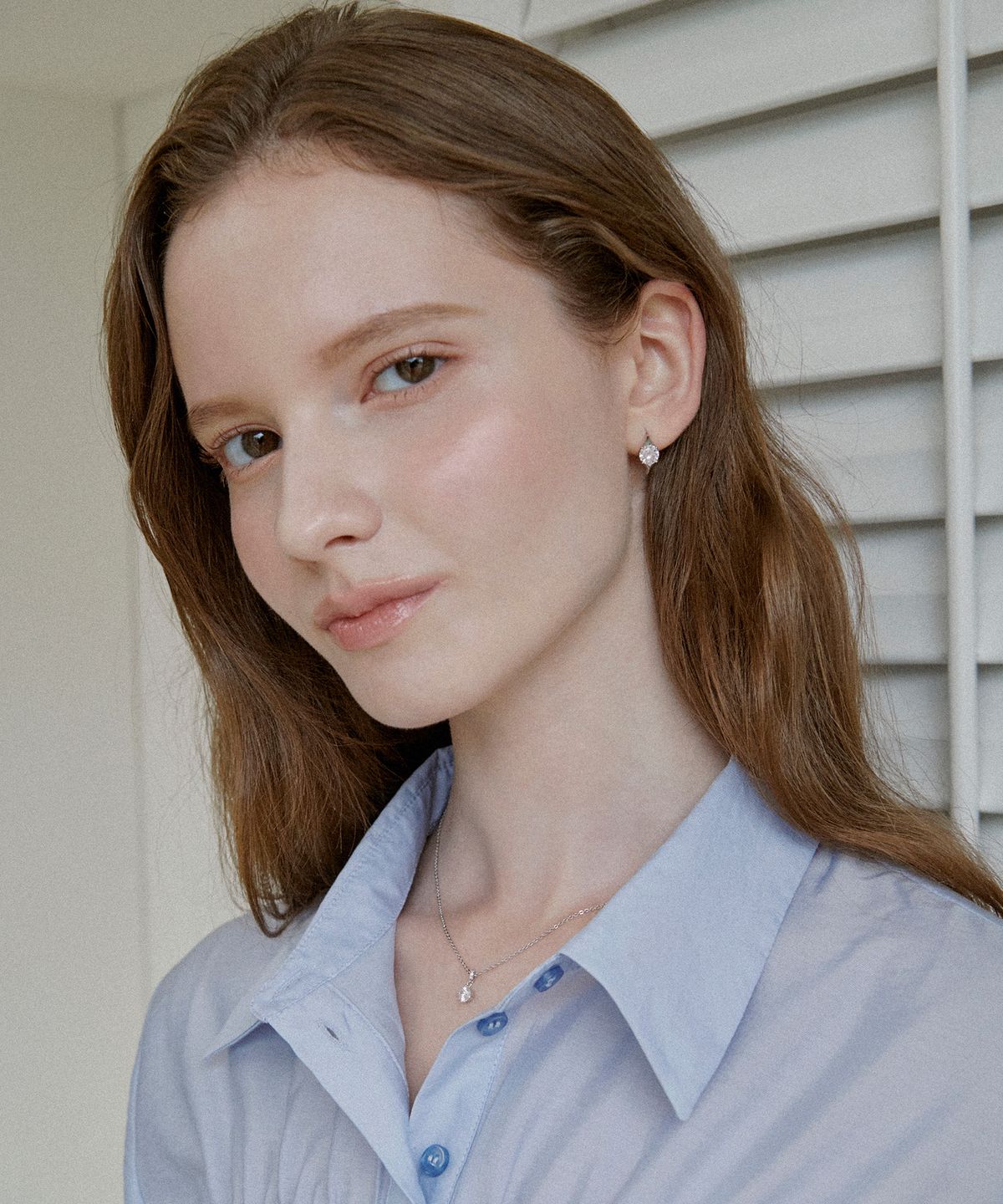 세인트스코트런던(ST.SCOTT LONDON) Light Stone Earrings / STJ-EB1802WG