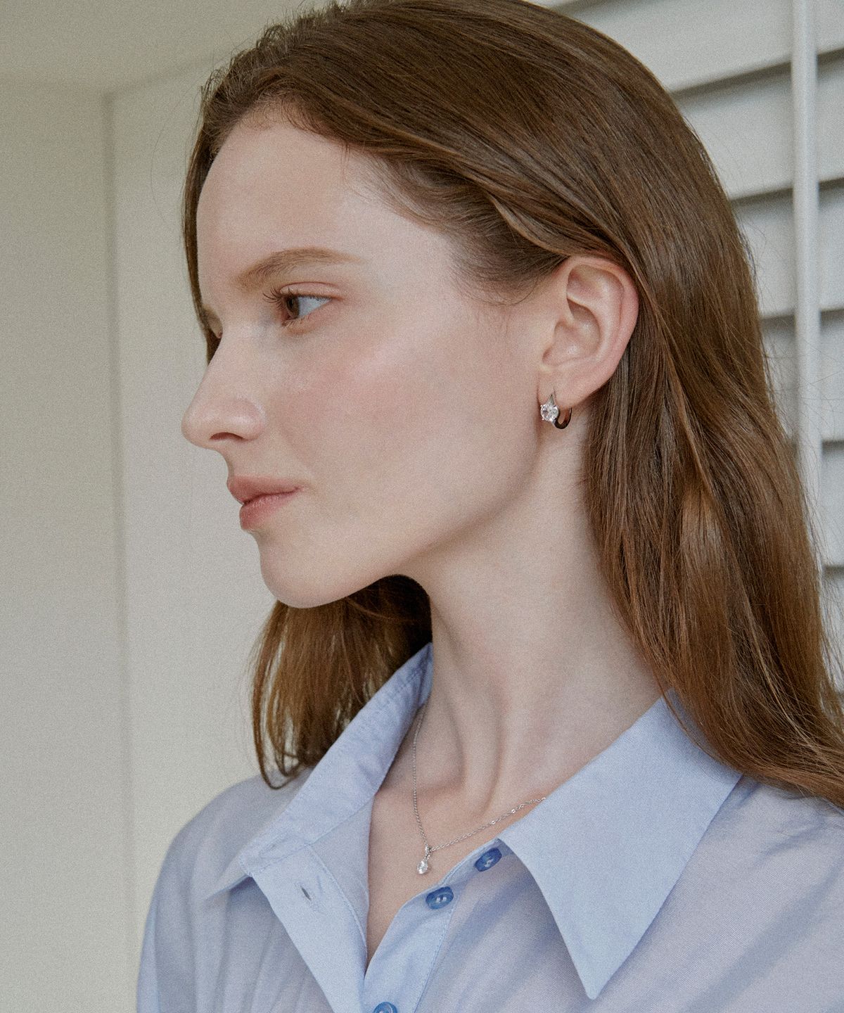 세인트스코트런던(ST.SCOTT LONDON) Light Stone Earrings / STJ-EB1802WG