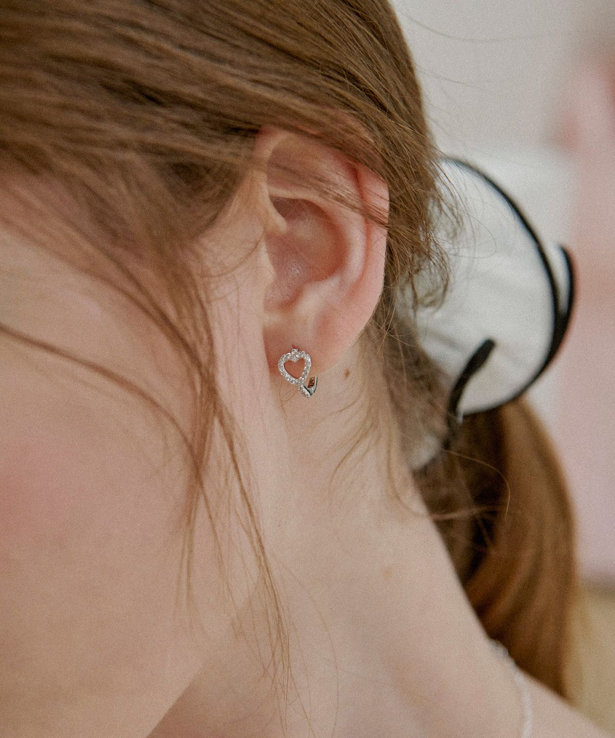 세인트스코트런던(ST.SCOTT LONDON) Rosy Heart Earrings  / STJ-EB1795WG/RG