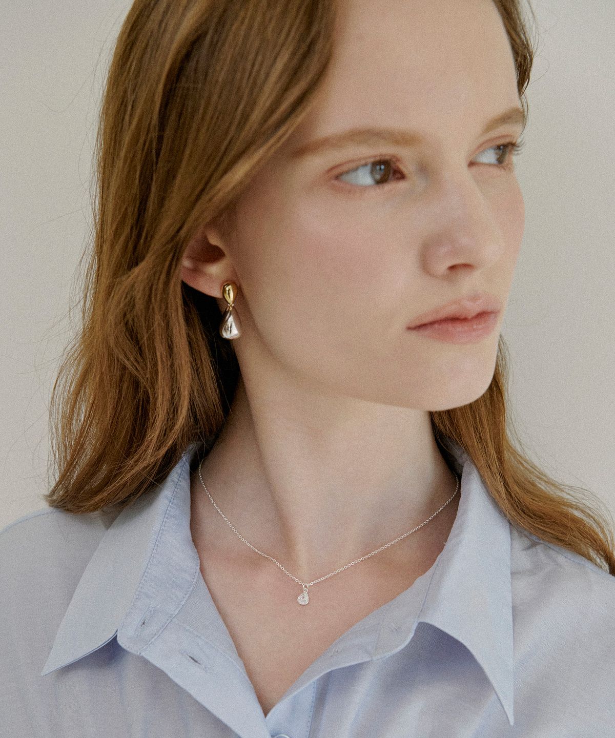 세인트스코트런던(ST.SCOTT LONDON) Glossy Drop Two-Way Earrings / STJ-EB1793CM
