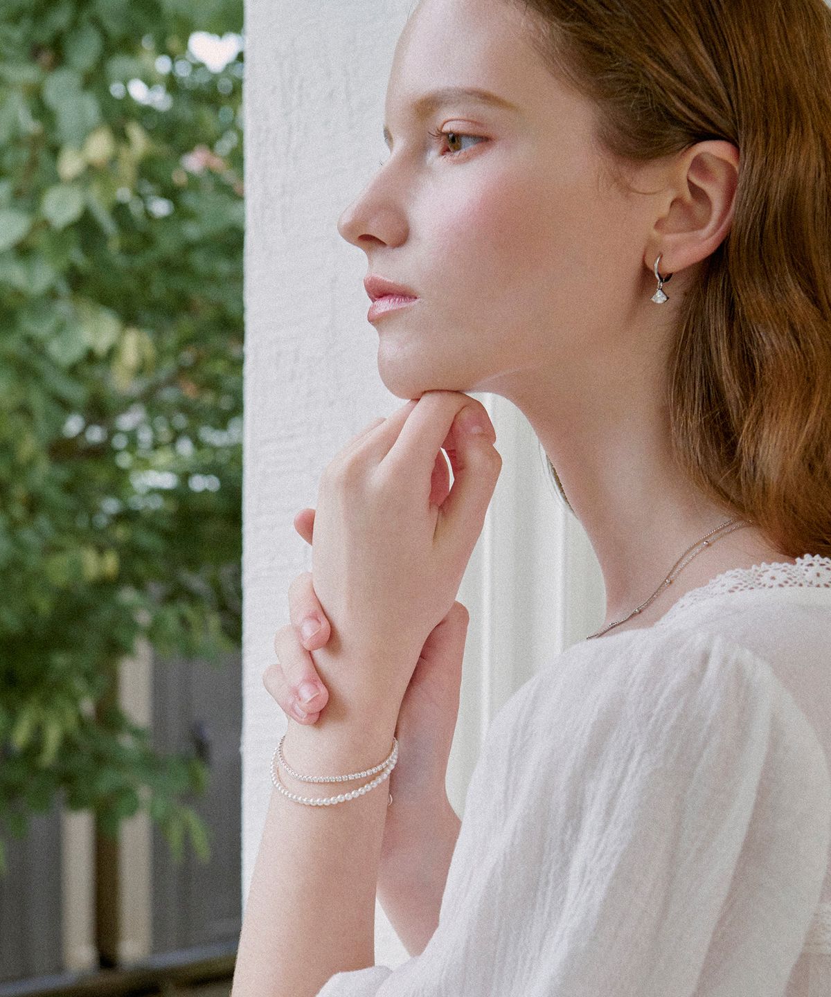세인트스코트런던(ST.SCOTT LONDON) Grace Cubic Drop Earrings / STJ-EB1789WG