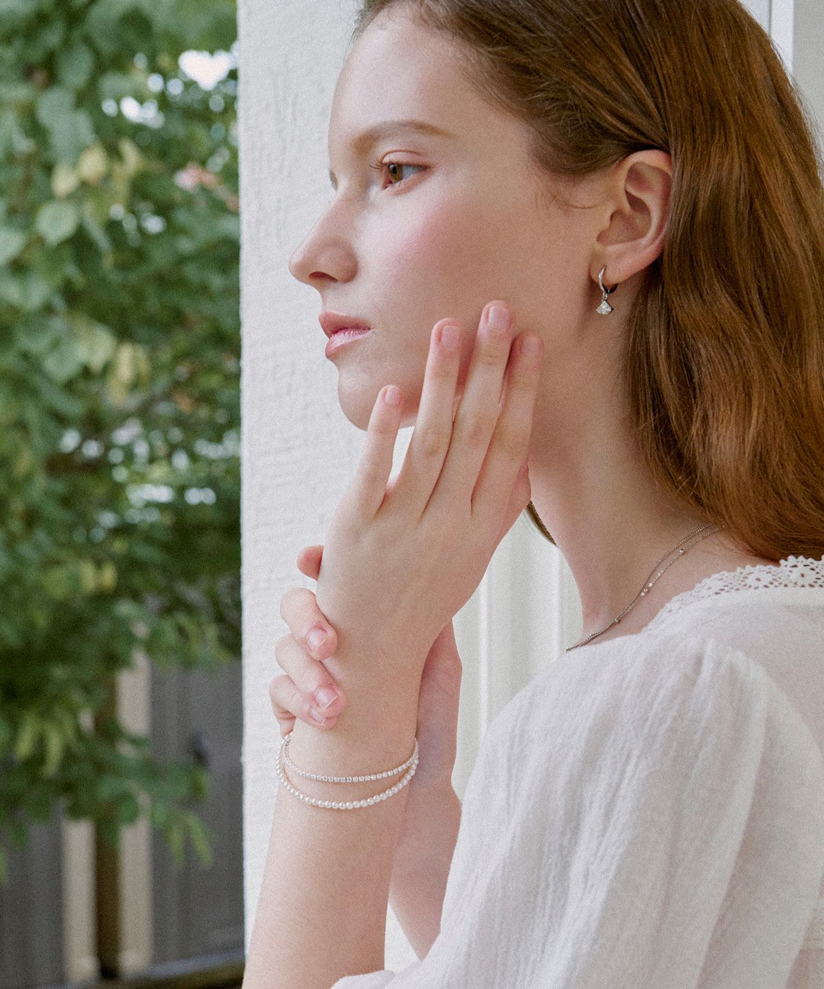 세인트스코트런던(ST.SCOTT LONDON) Grace Cubic Drop Earrings / STJ-EB1789WG