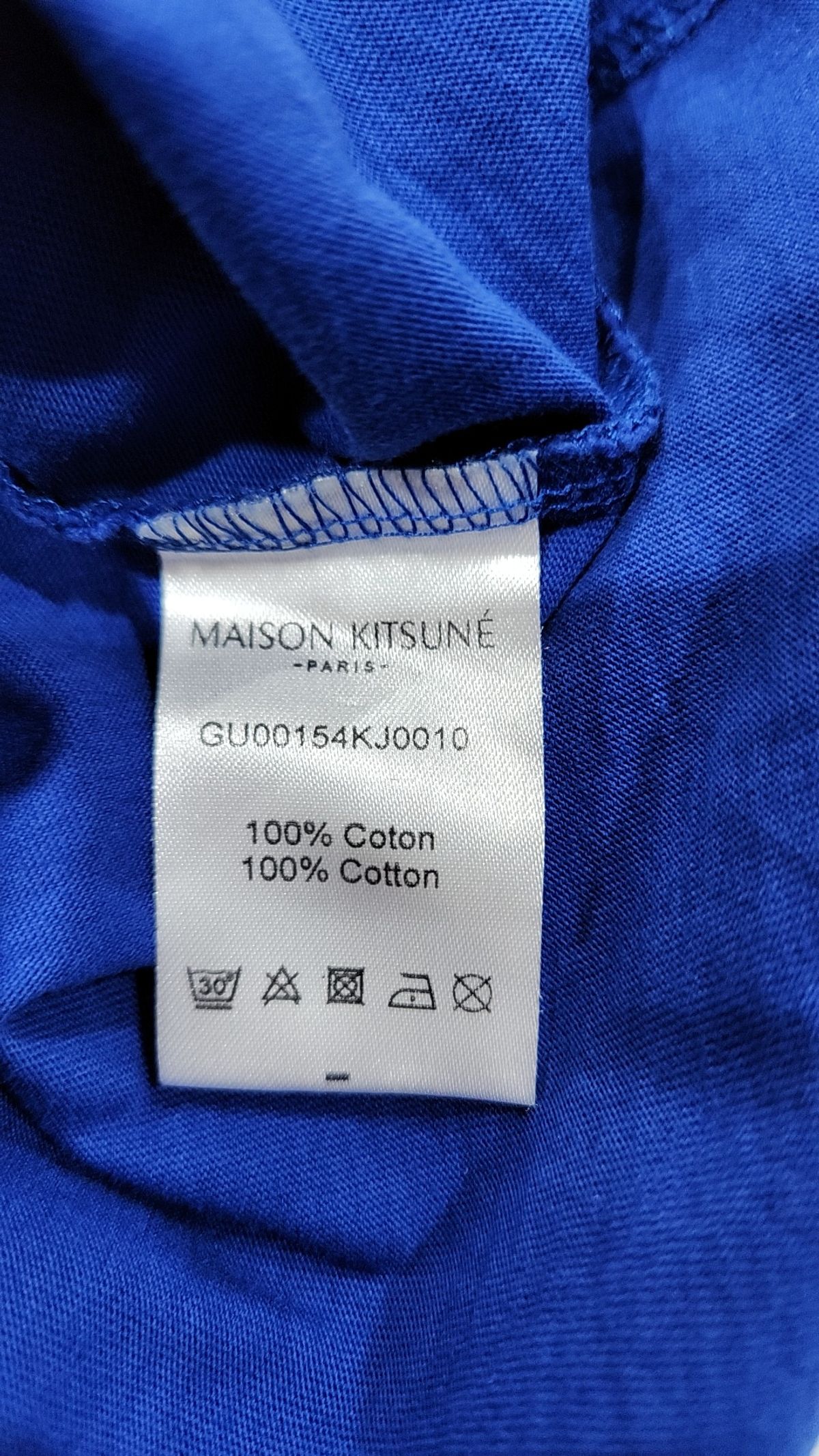 메종 키츠네(MAISON KITSUNE) 22SS 칠랙스 폭스 티셔츠 GU00154KJ0010 M