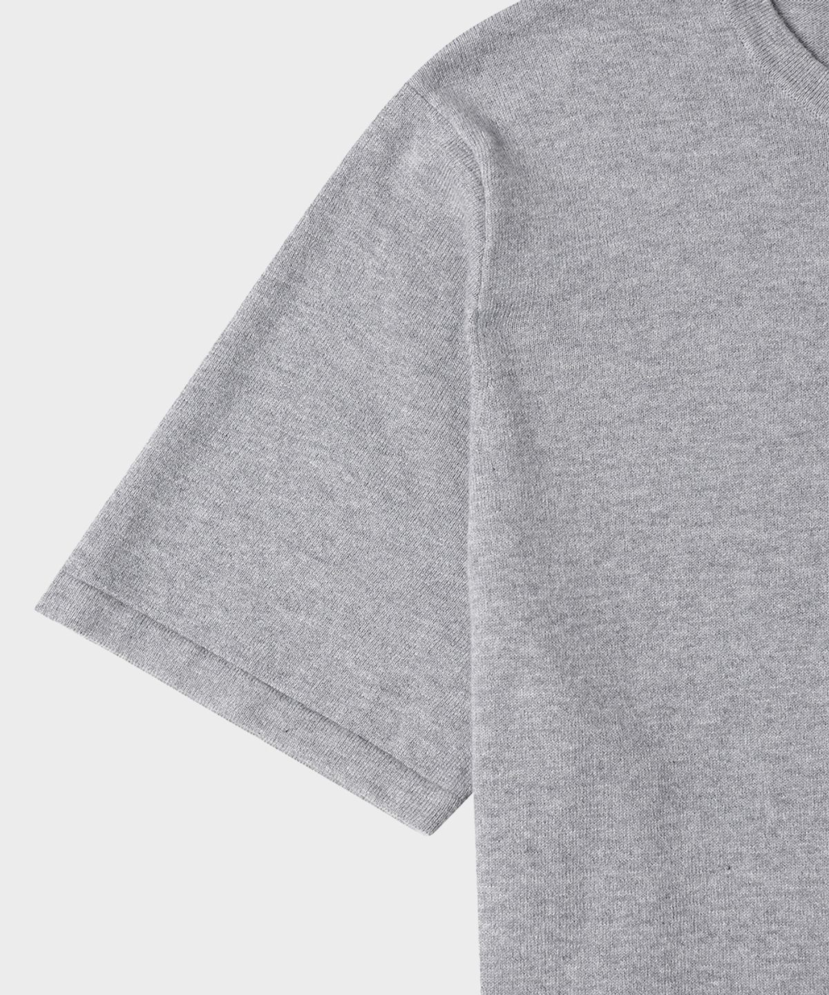 테일던(TAILDERN) Ethan Knit T-Shirts Wool Cotton Grey