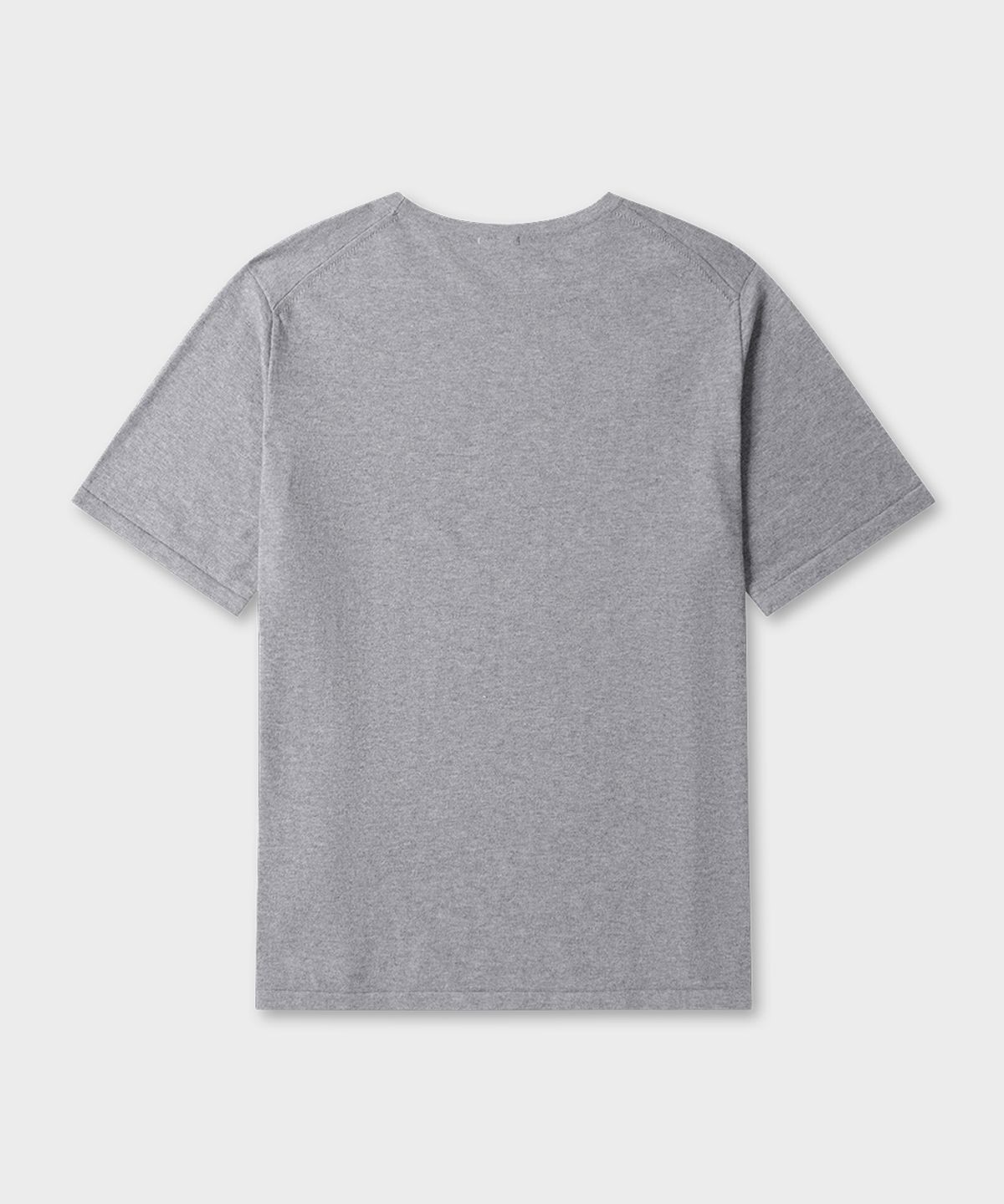 테일던(TAILDERN) Ethan Knit T-Shirts Wool Cotton Grey