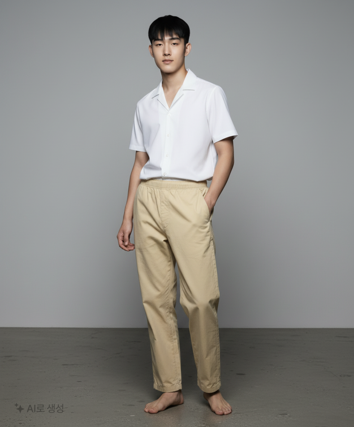 무인양품(MUJI) 코튼 팬츠 XL