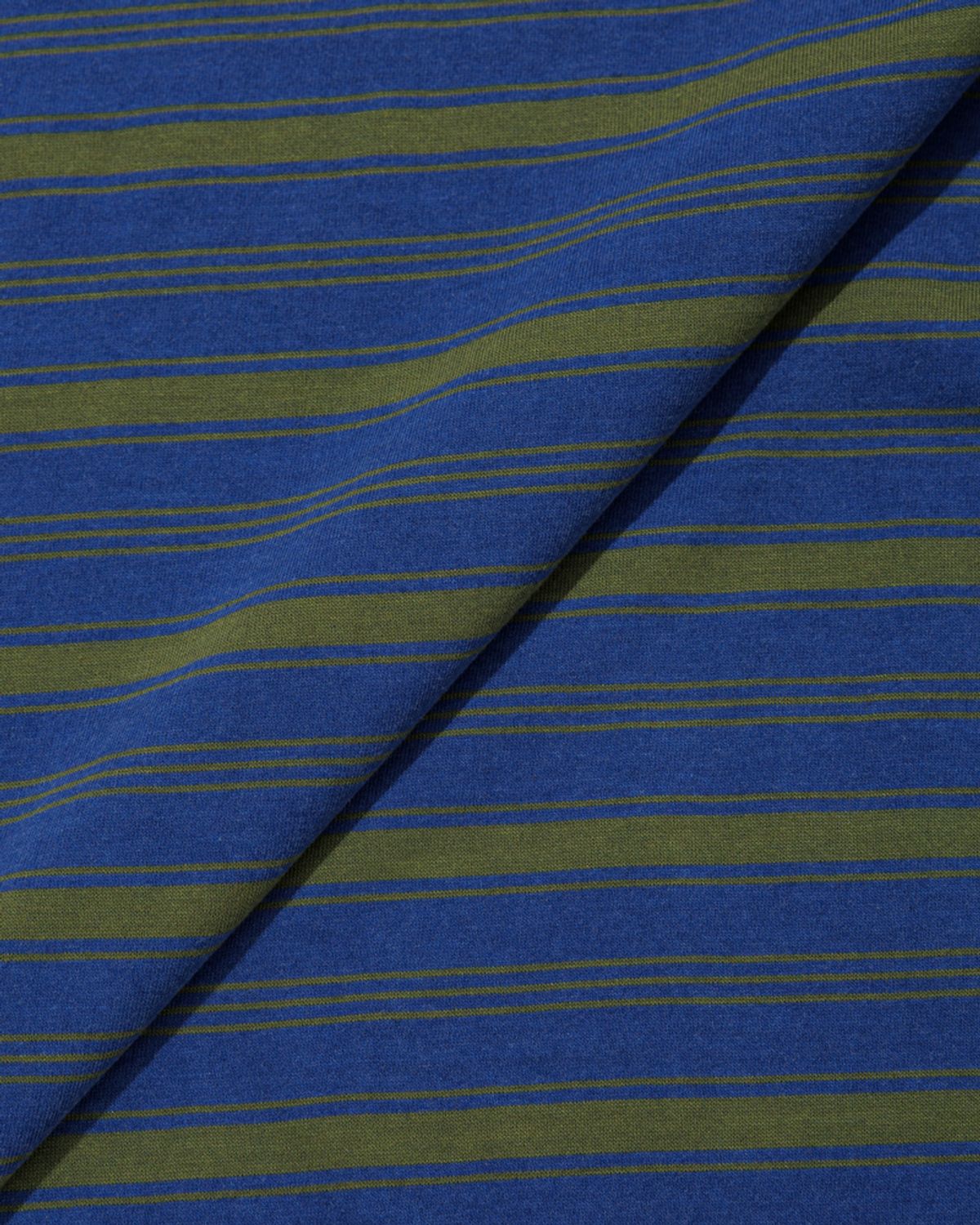 모아(MOAA) Multi-Stripe Single-Stitch T-Shirt (NAVY)