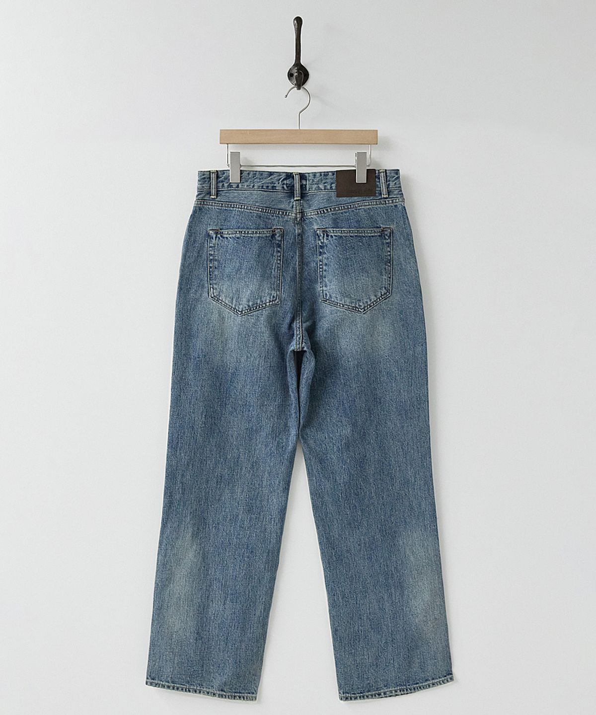 러프사이드(ROUGHSIDE) 5P Denim Pants Faded Blue