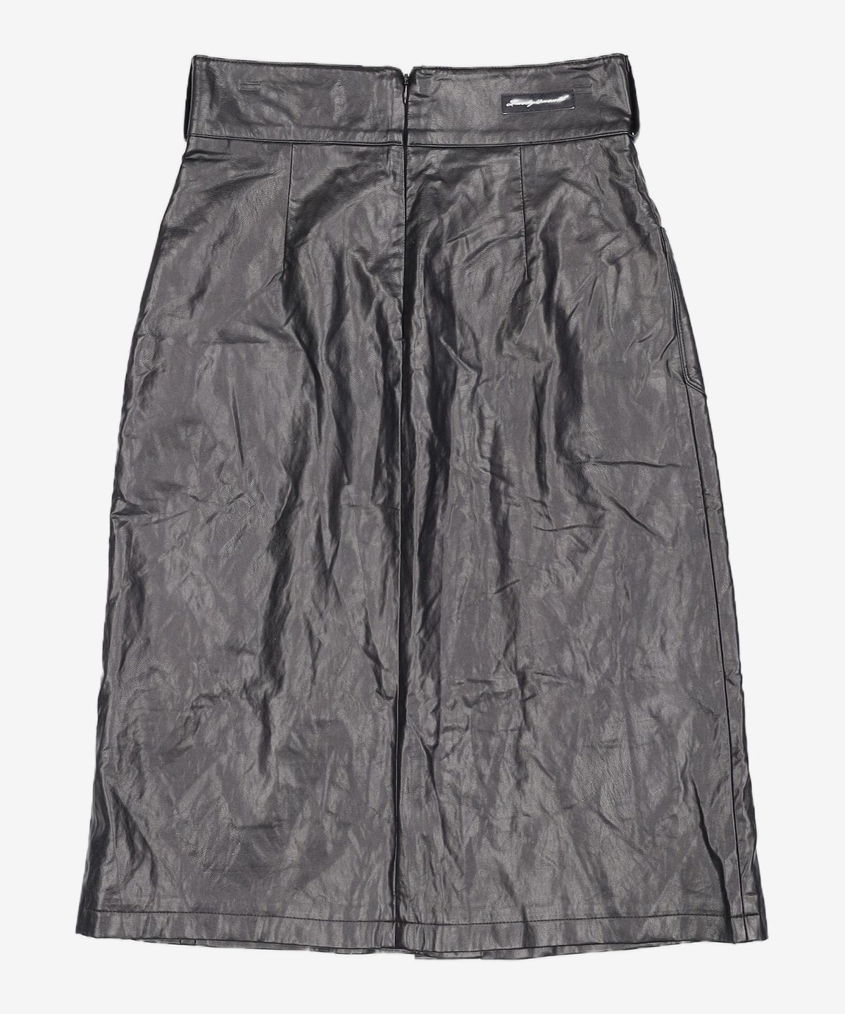 티엠오 바이 써틴먼스(TMO BY 13MONTH) TWO POCKET LEATHER SKIRT (BLACK) FREE