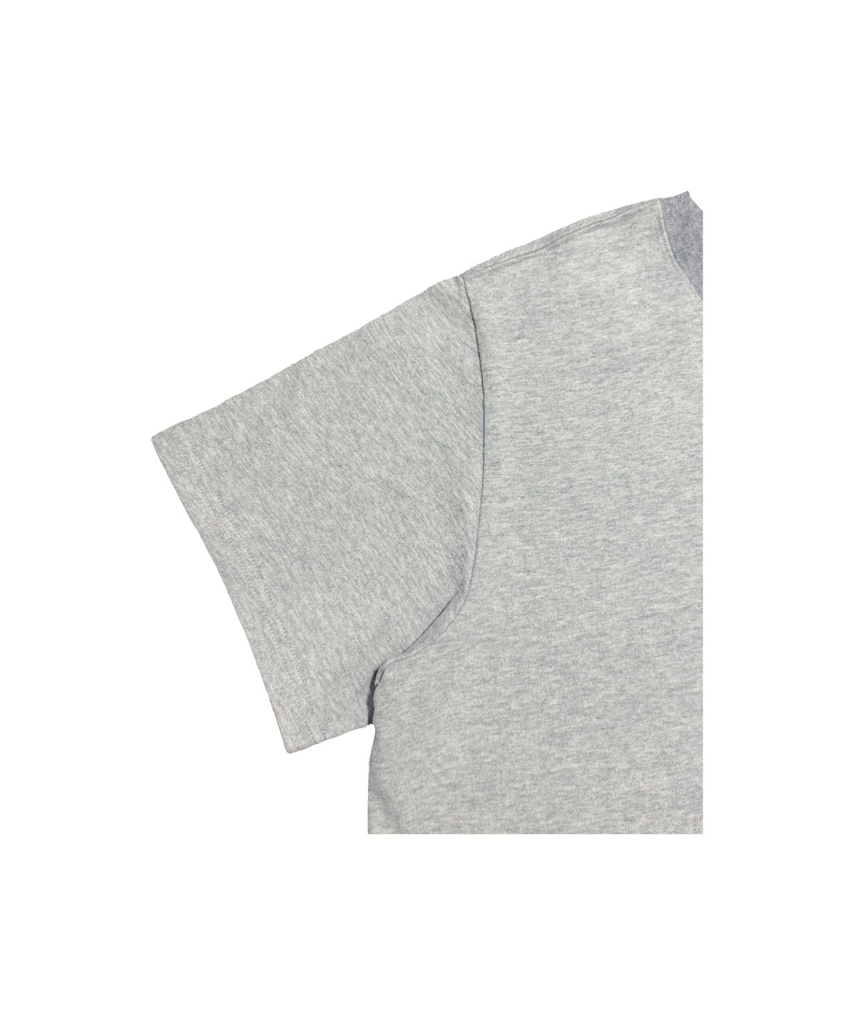 갈릭 블루스(GARLICBLUES) HUMAN X FOOTPRINT APPLIQUE T-SHIRT (GREY)