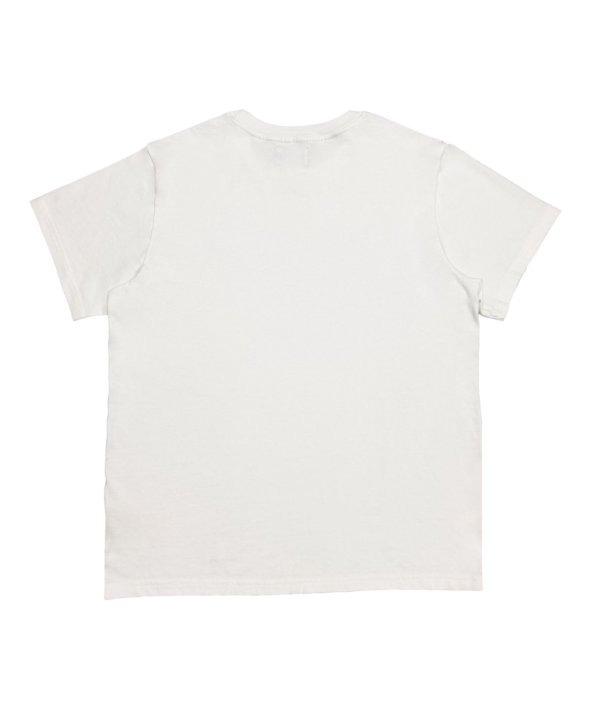 갈릭 블루스(GARLICBLUES) HUMAN X FOOTPRINT APPLIQUE T-SHIRT (WHITE IVORY)