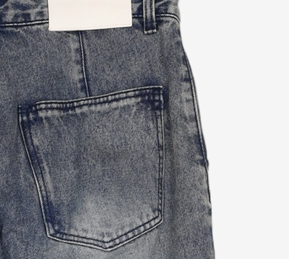 데케트(DECET) Dawn Semi Flared Jeans DCPT044BlackA L