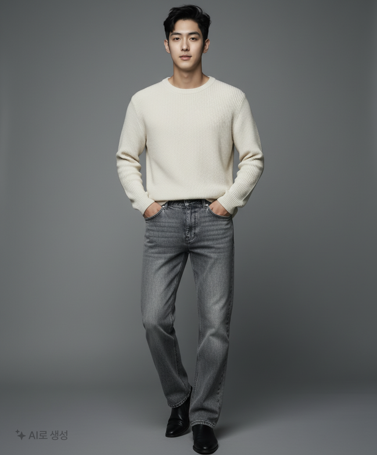 데케트(DECET) Dawn Semi Flared Jeans DCPT044BlackA L