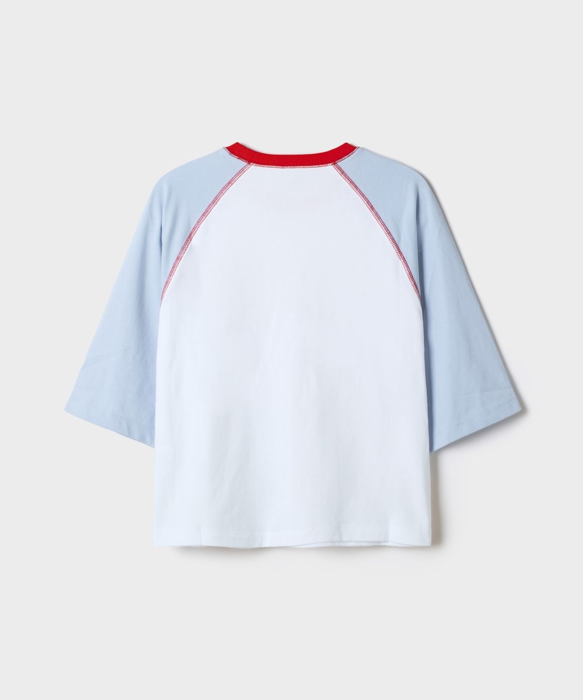 스파오 키즈(SPAO KIDS) [키즈] 7부 래글런 배색 티셔츠_SPLWG37KU1