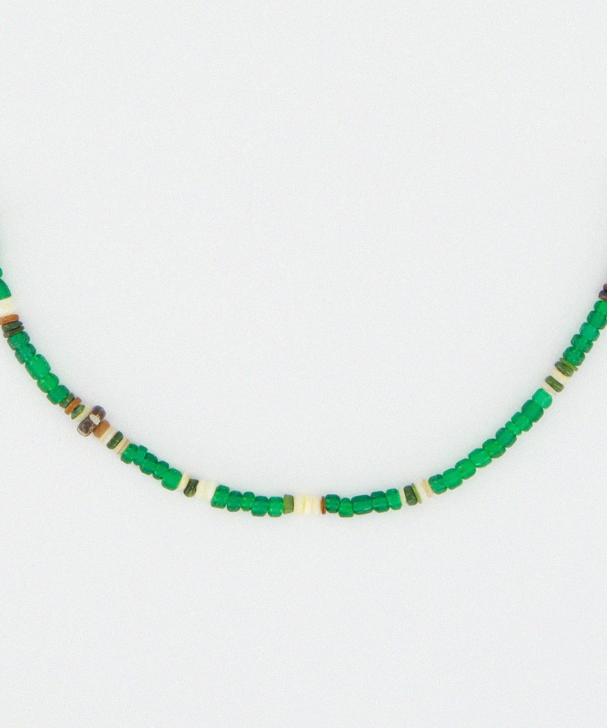 도우하브(DOUHAB) Pebble – Moss Necklace / Green