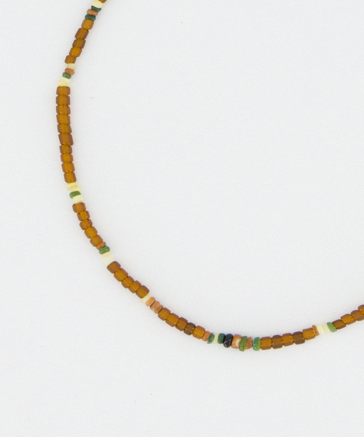 도우하브(DOUHAB) Pebble – Moss Necklace / Brown