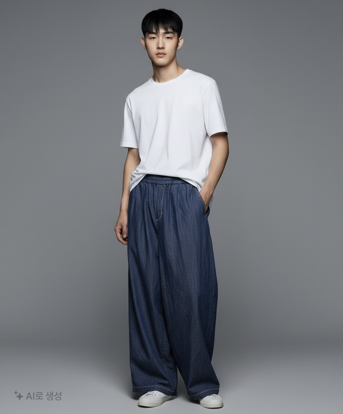 스파오(SPAO) 청/데님 팬츠 L