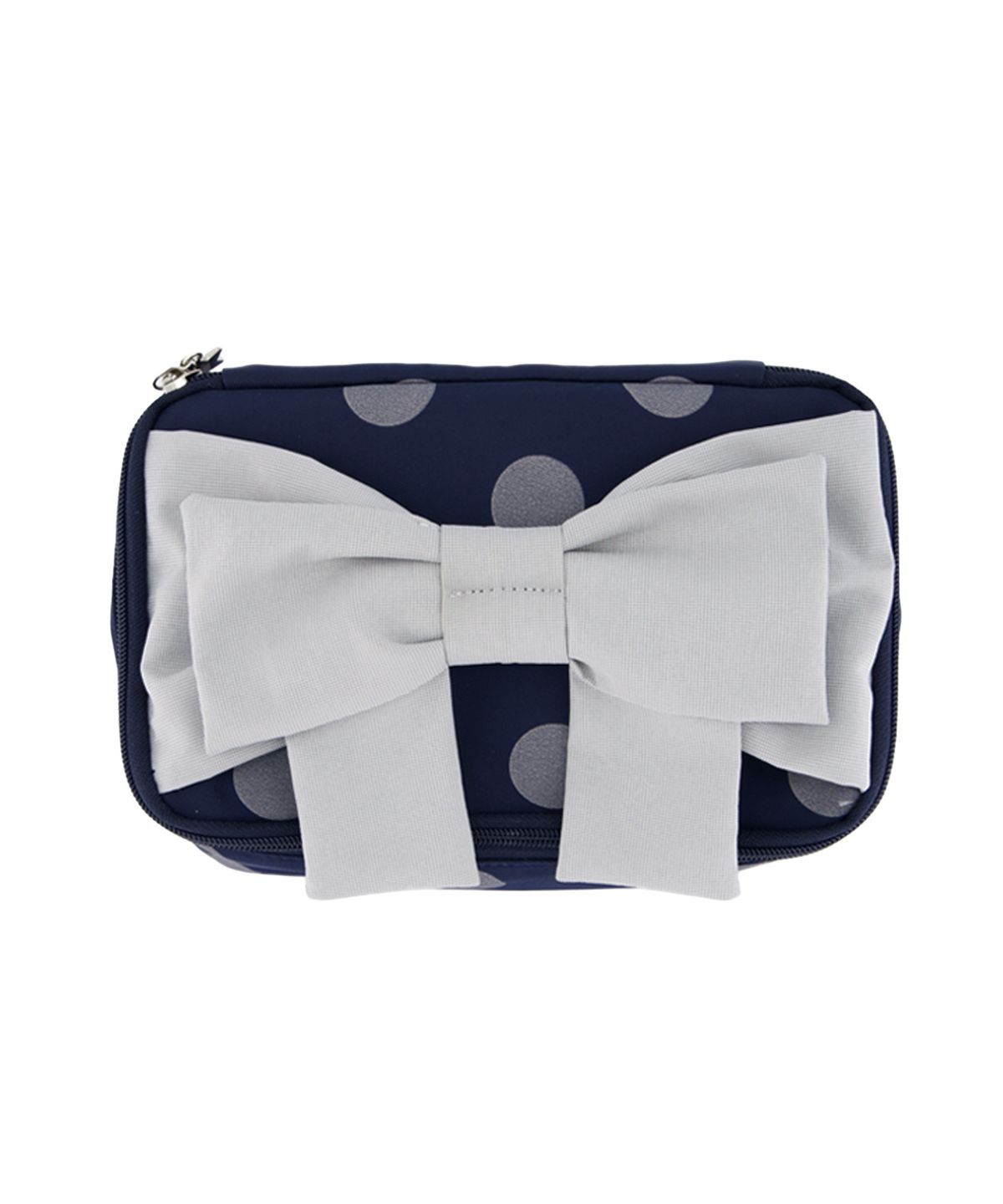 시월107(SIWL107) [대용량] Dotty Pouch (Navy)