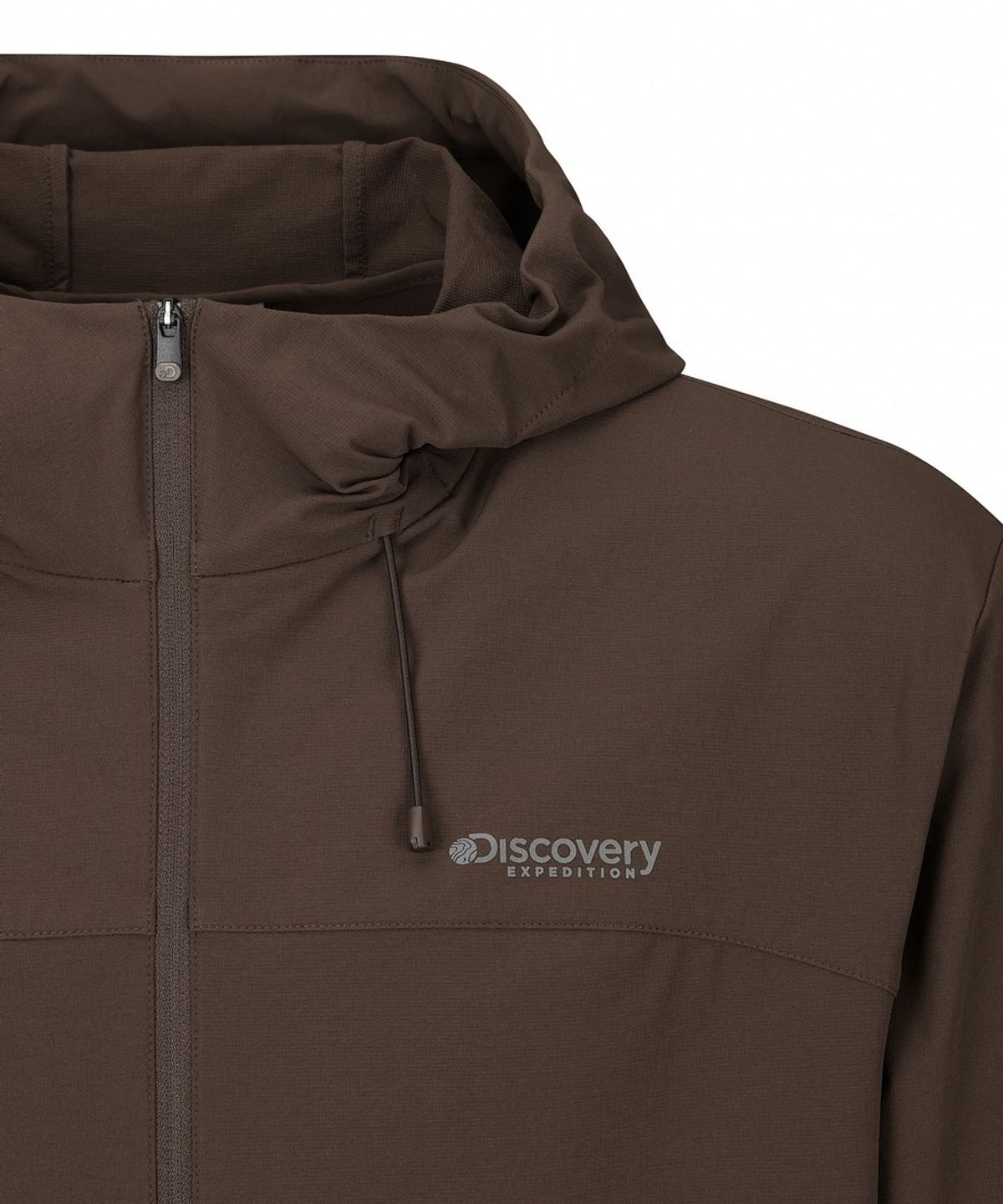 디스커버리 익스페디션(DISCOVERY EXPEDITION) 남성 스트레치 우븐 후드 자켓 (SET-UP) (Brown)