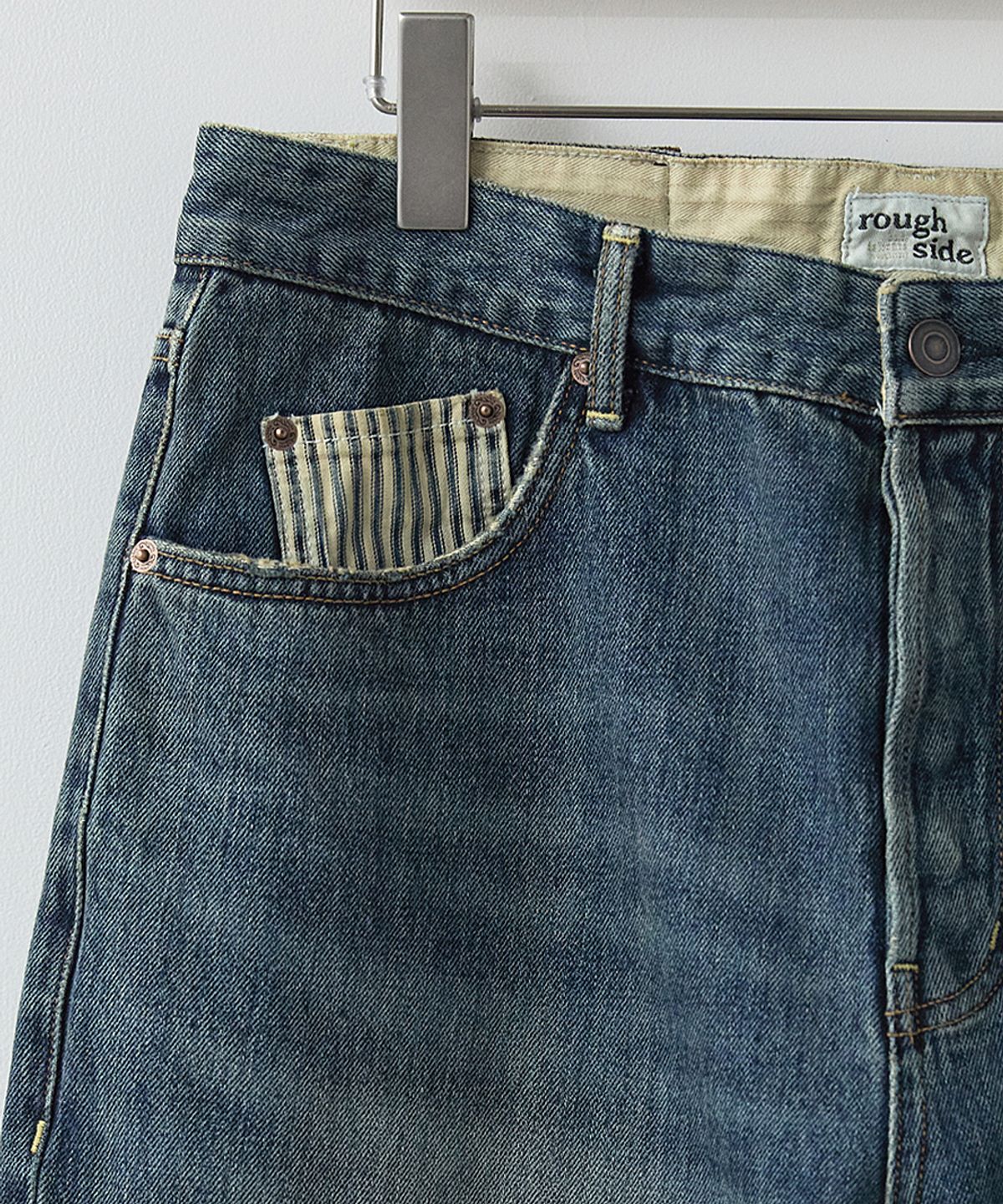 러프사이드(ROUGHSIDE) Travelers Jeans Indigo Blue