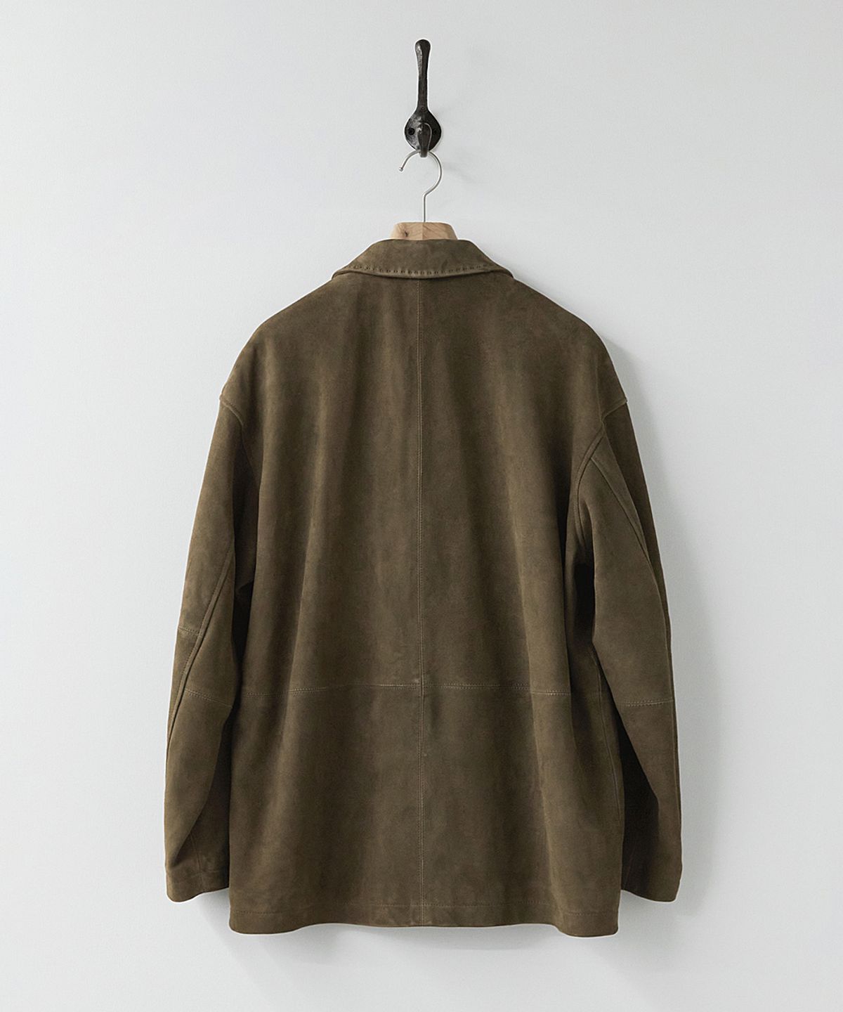 러프사이드(ROUGHSIDE) Suede Over Jacket Tan