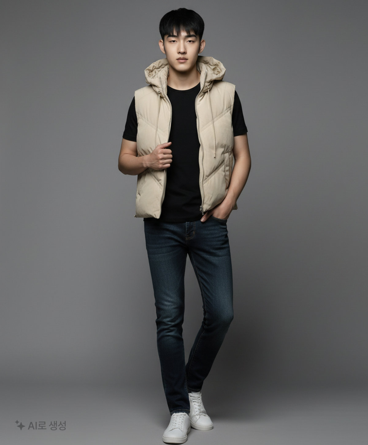 알콜렉션(RCOLLECTION) 패딩 베스트 S