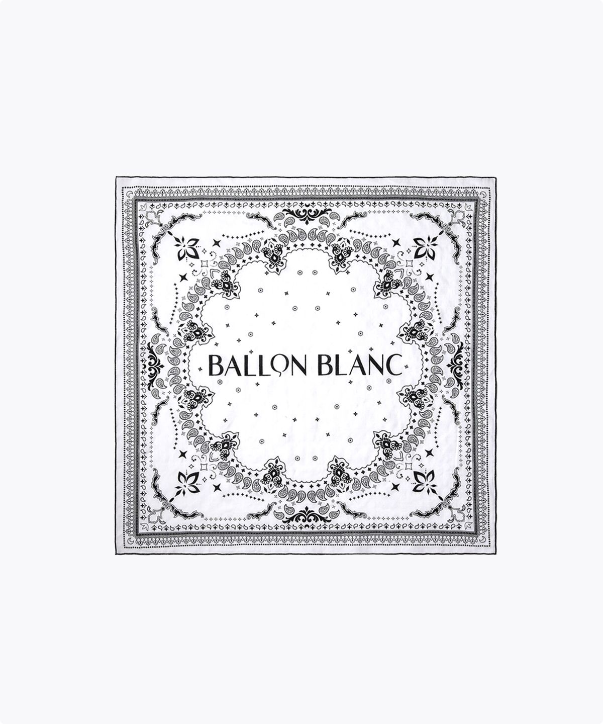 발롱블랑 라이프(BALLONBLANC LIFE) Motif Bandana - WHITE