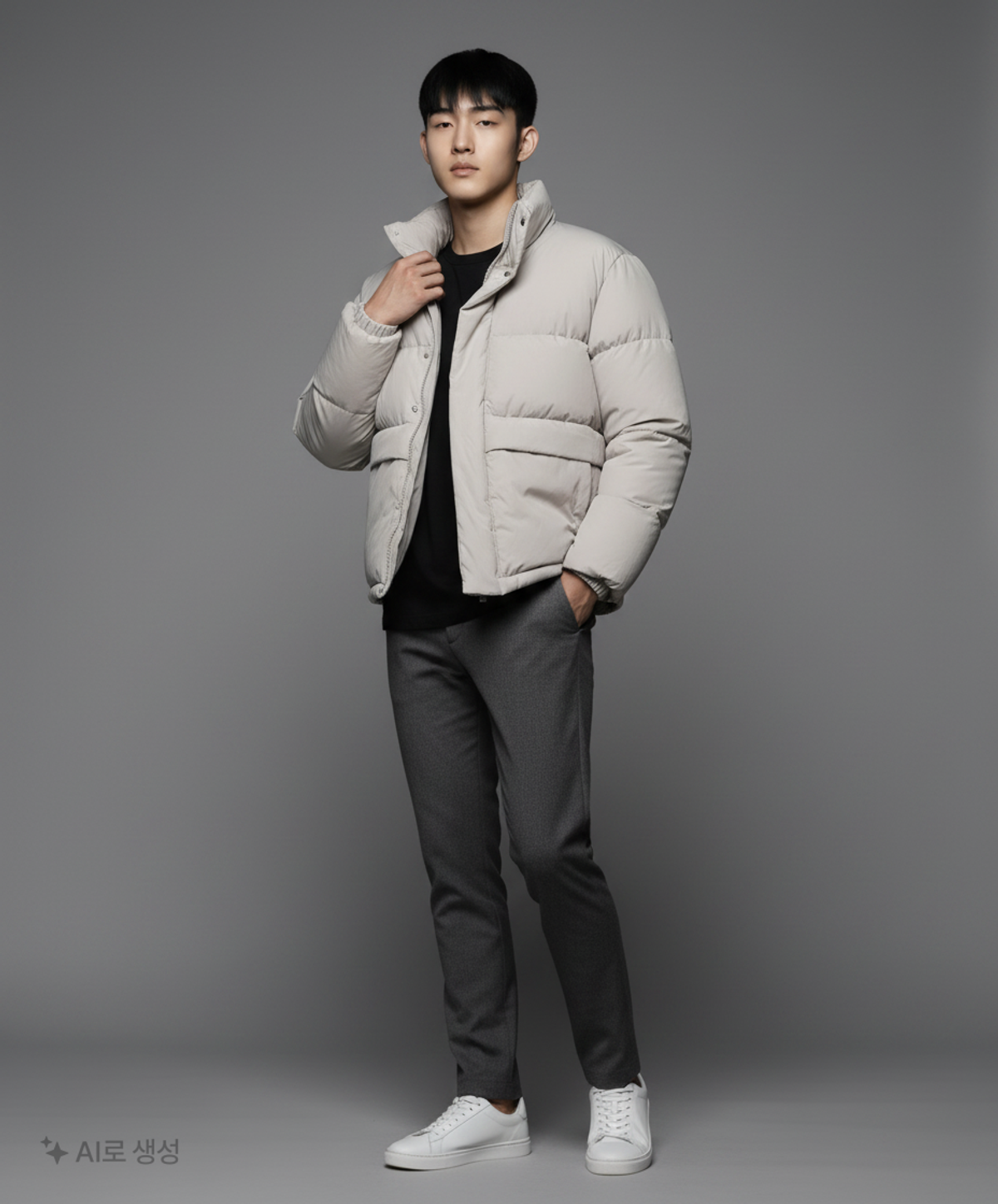 스파오(SPAO) 숏 패딩/숏 헤비 아우터 XL