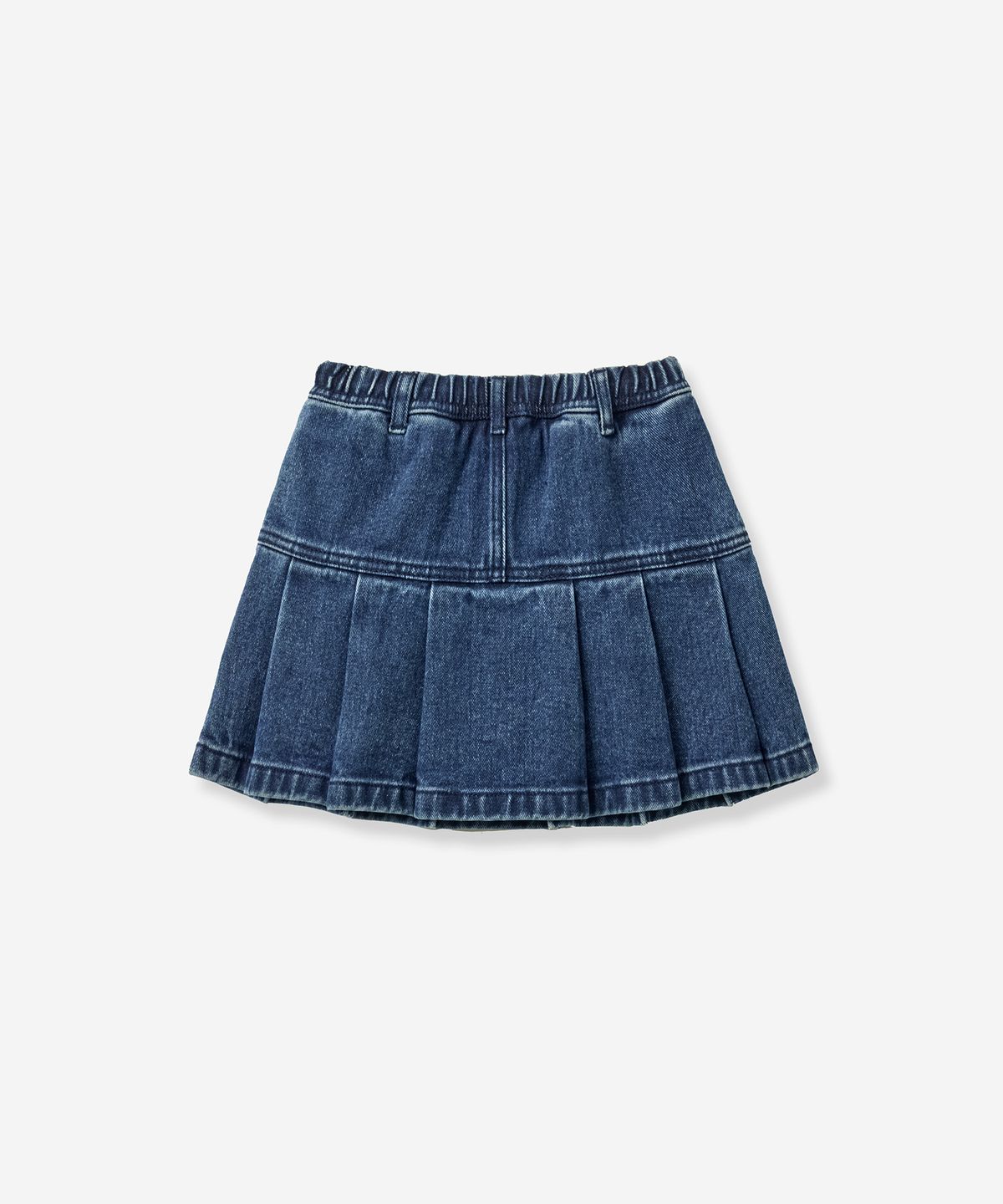 세터 키즈(SATUR KIDS) (K) 데님 플리츠 스커트 인디고