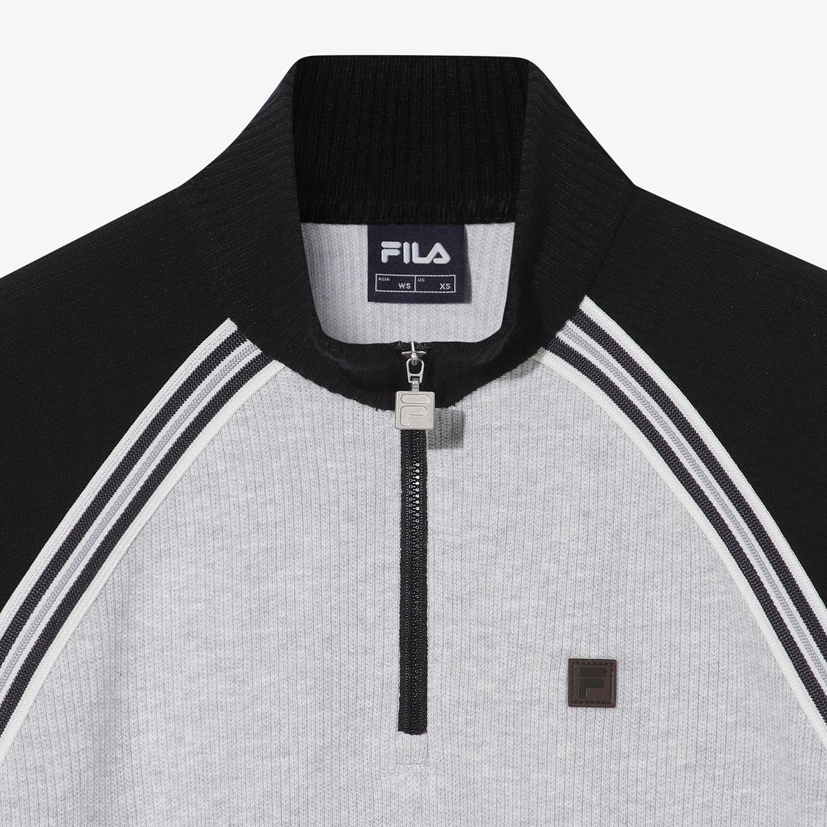 휠라(FILA) 1911 니트트랙 하프집업 맨투맨(FS263PO01F001001)