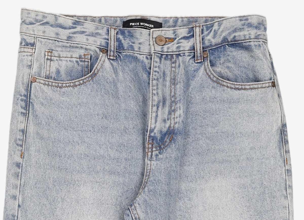 피스워커(PIECE WORKER) Essential Light Jean / Semi Wide 32