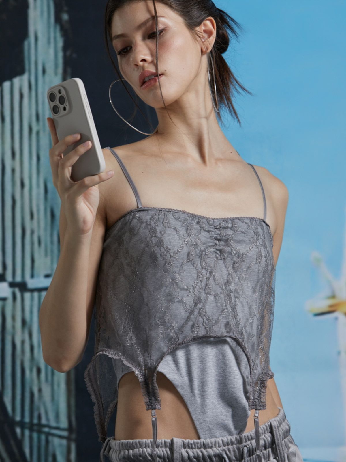 게이트리스(GATELESS) GARTER BODYSUIT