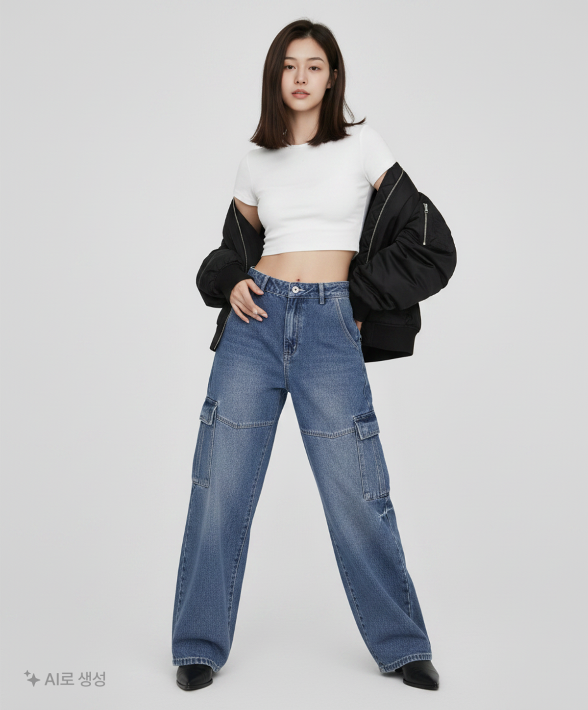 엑스톤즈(XTONZ) 청/데님 팬츠 M