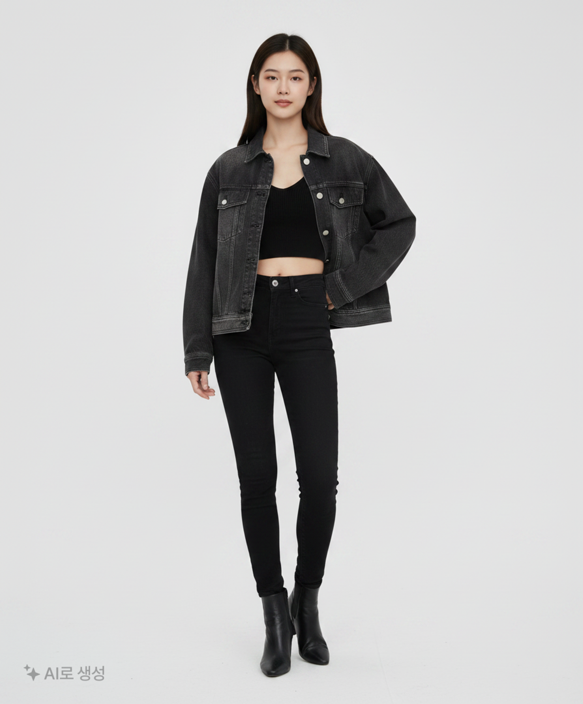 논플로어(NONFLOOR) 데님/트러커 재킷 L