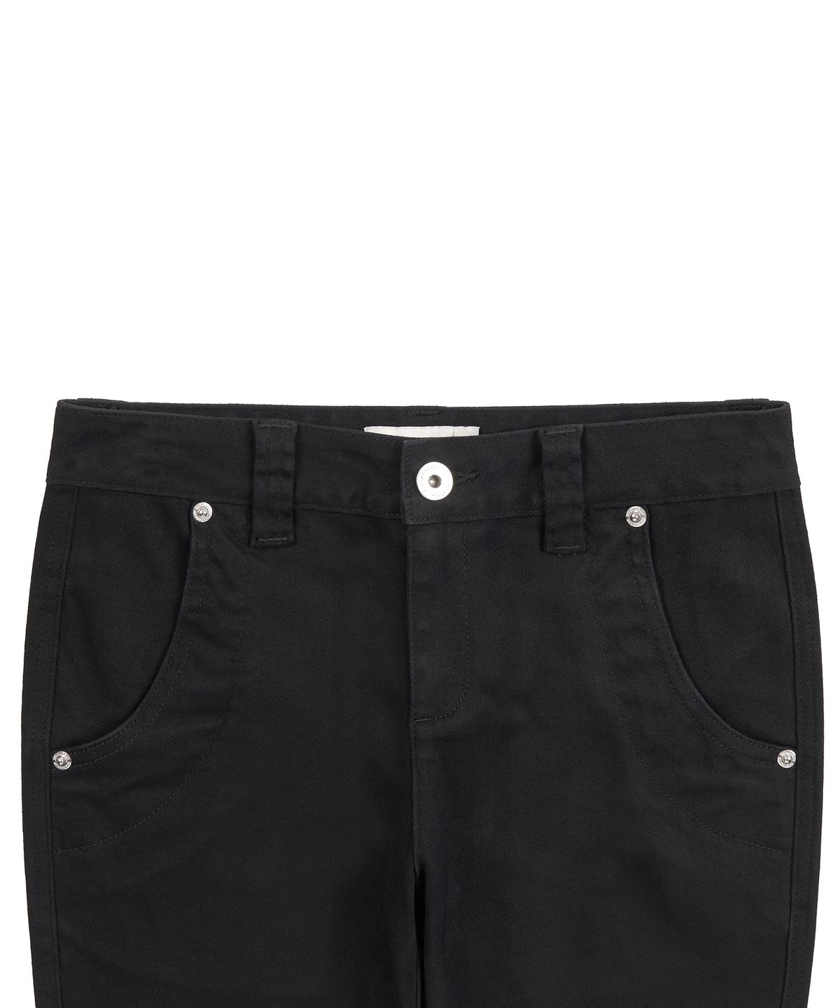 지제뮤지엄(ZIZEMUSEUM) SLIT CAPRI COTTON PANTS (BLACK)