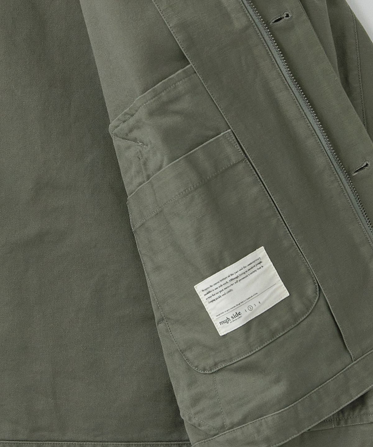 러프사이드(ROUGHSIDE) Service Jacket Dusty Olive