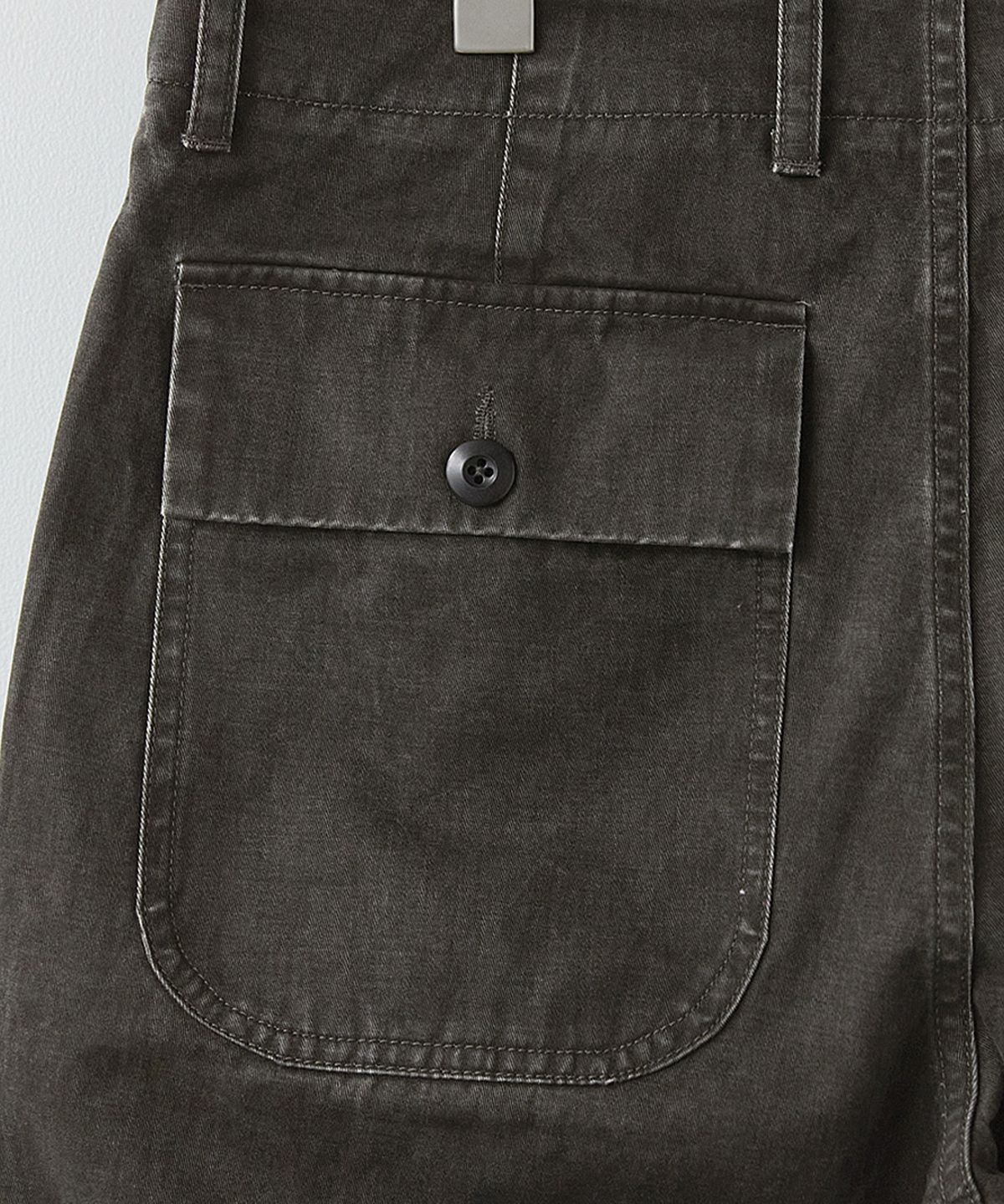 러프사이드(ROUGHSIDE) Downhill Belted Pants Dark Brown