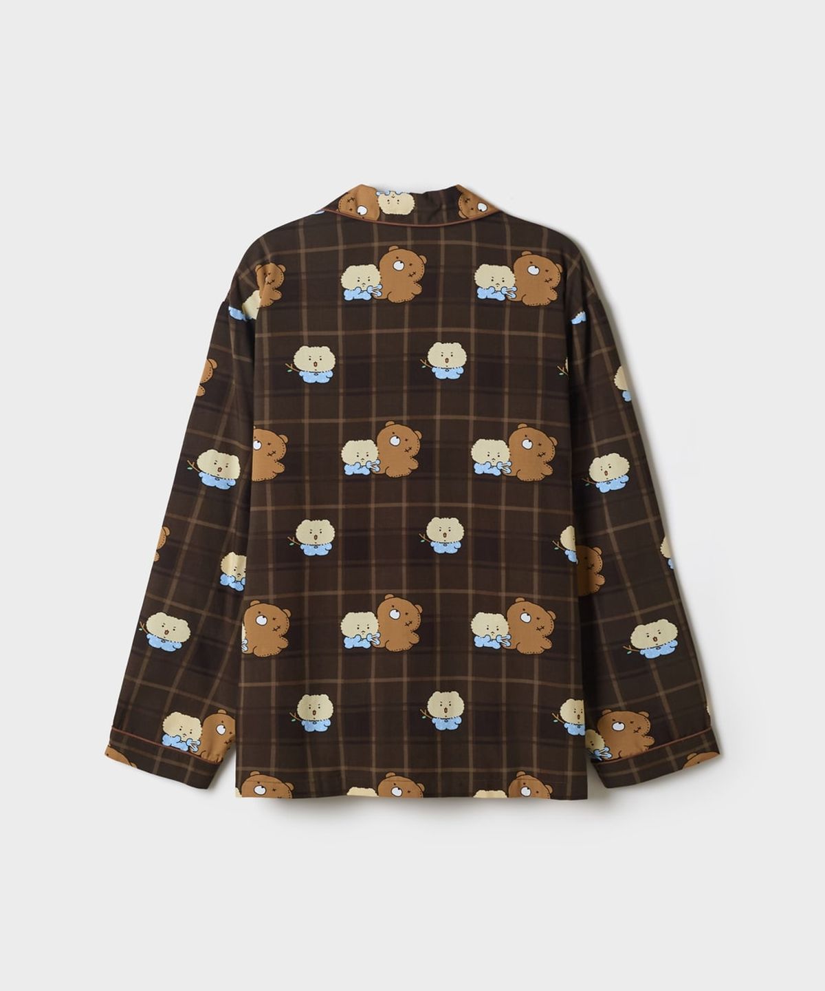 스파오(SPAO) [망그러진곰] 긴팔 파자마(Brown)_SPPPG49U03