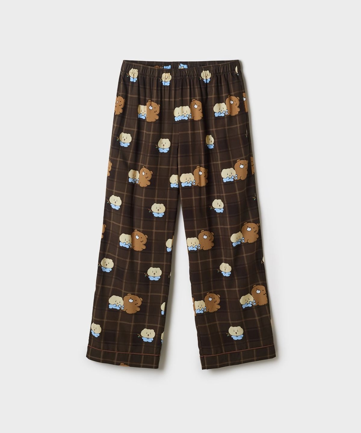 스파오(SPAO) [망그러진곰] 긴팔 파자마(Brown)_SPPPG49U03