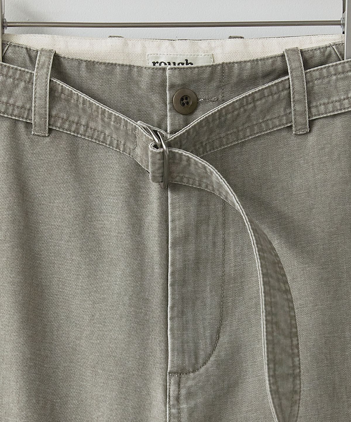 러프사이드(ROUGHSIDE) Downhill Belted Pants Mud