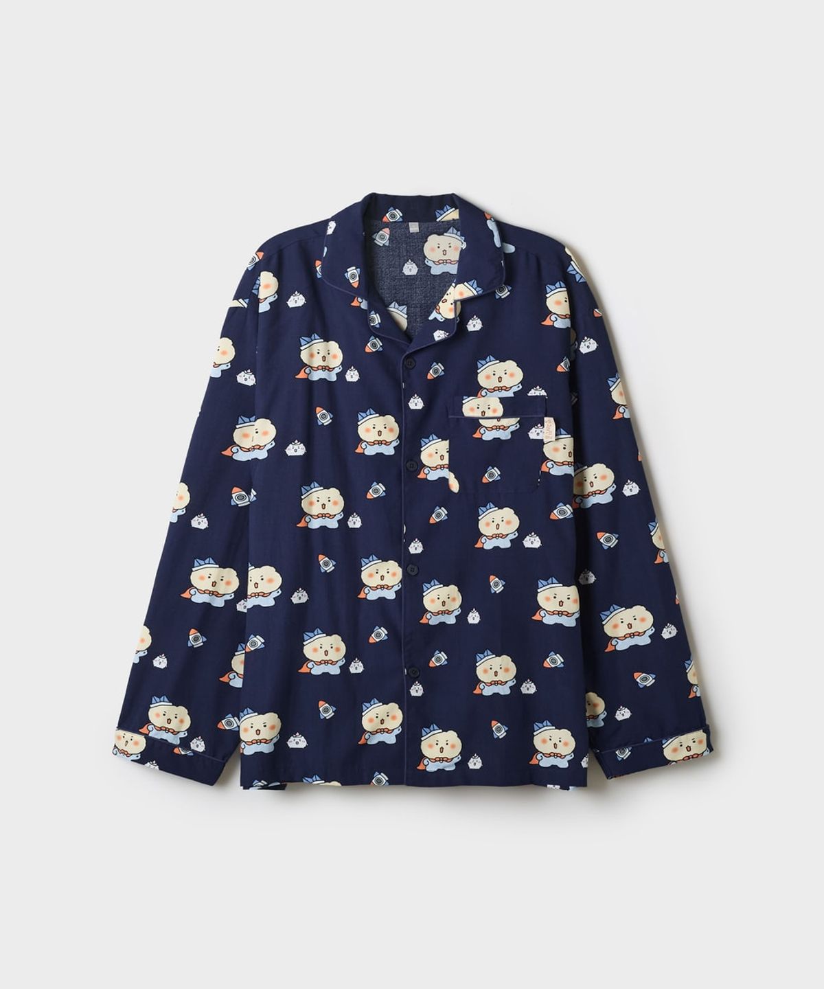 스파오(SPAO) [망그러진곰] 긴팔 파자마(Navy)_SPPPG49U03