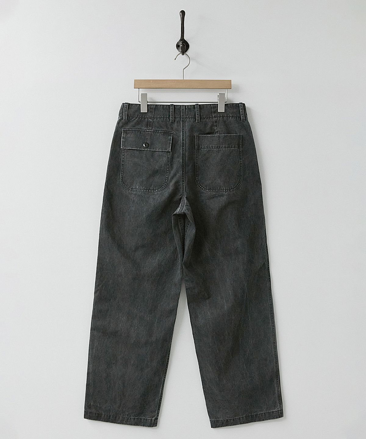 러프사이드(ROUGHSIDE) Downhill Belted Pants Charcoal