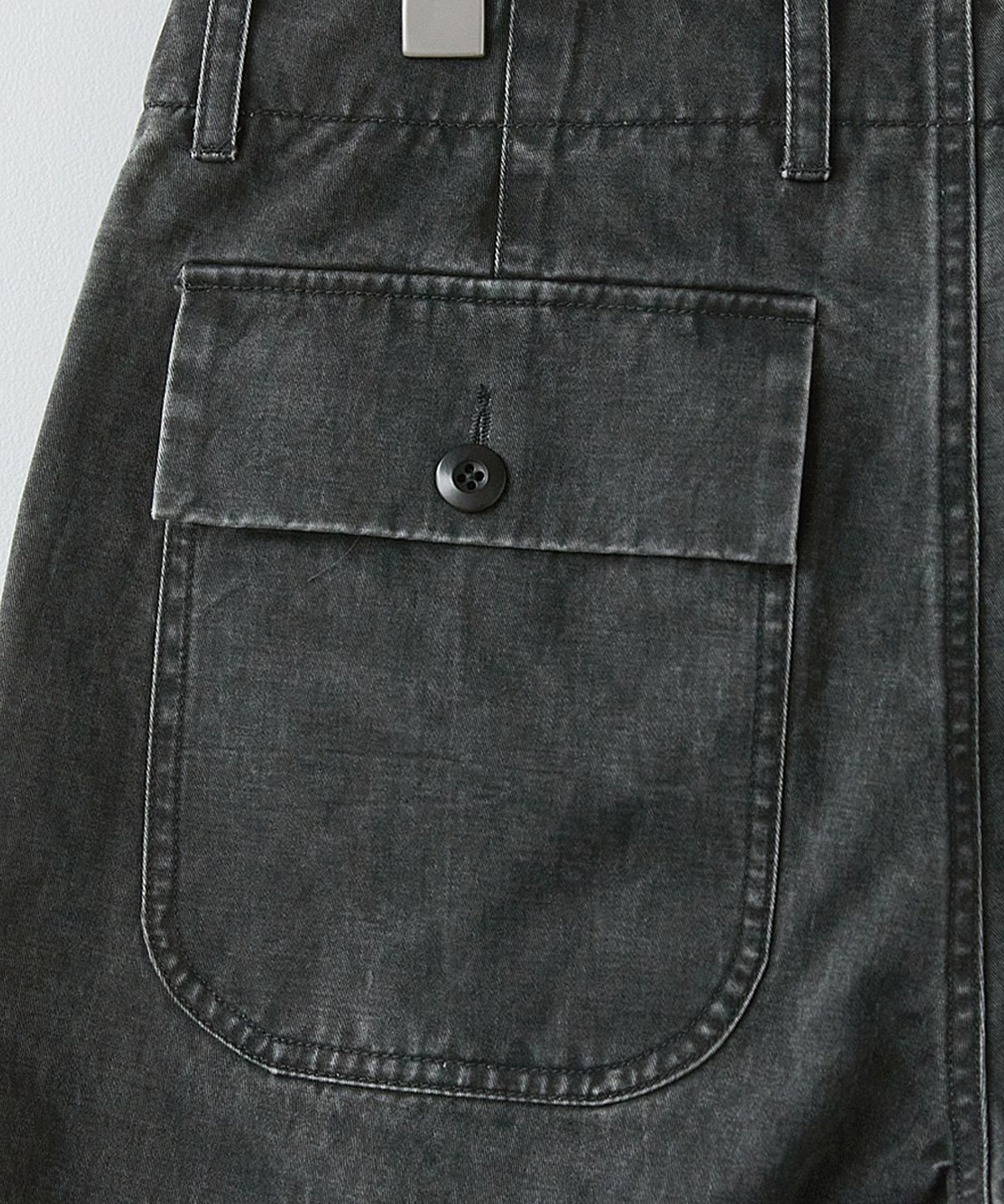 러프사이드(ROUGHSIDE) Downhill Belted Pants Charcoal