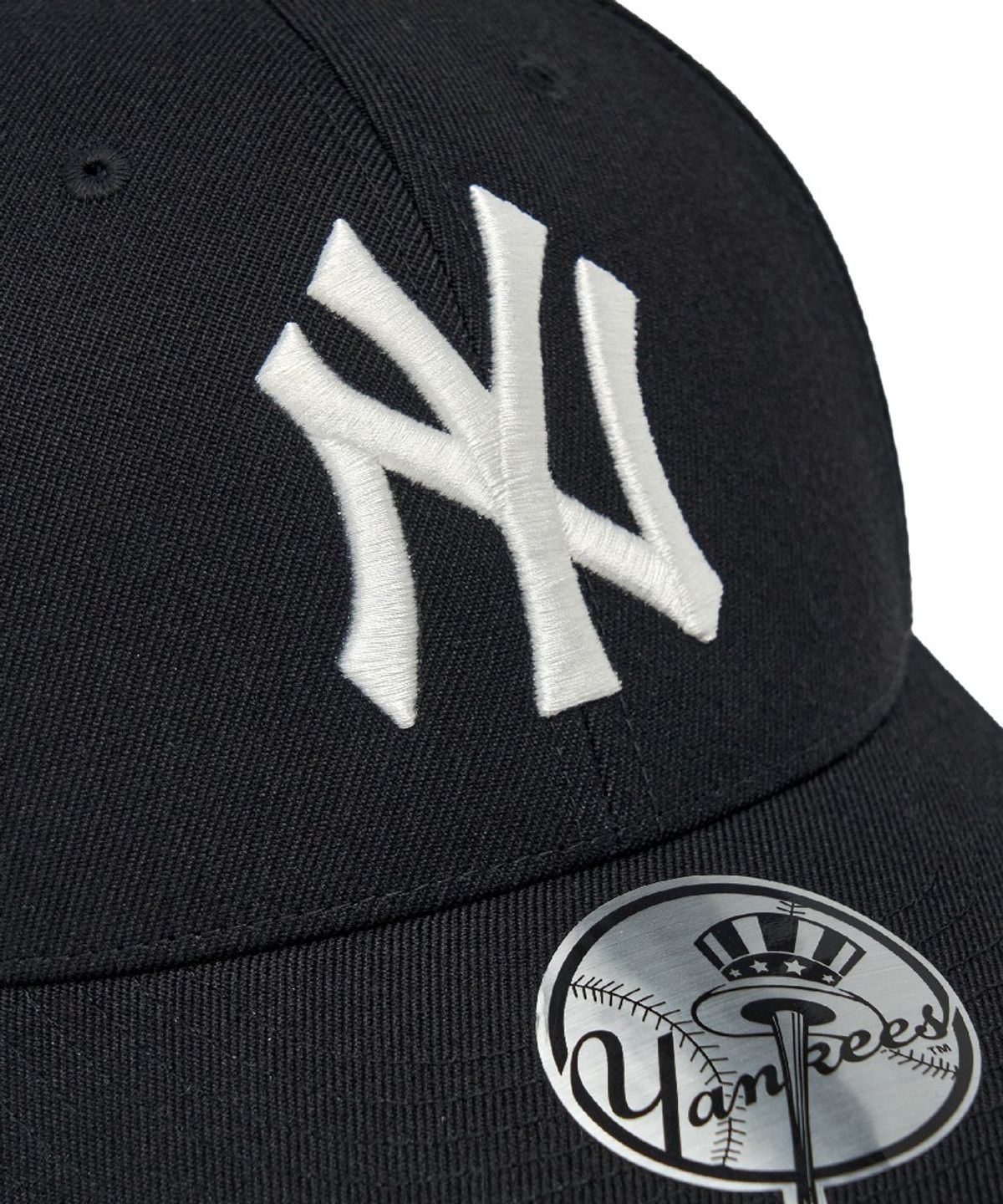 엠엘비(MLB) 시그니처 컬시브 스트럭쳐 볼캡 NY (Black)