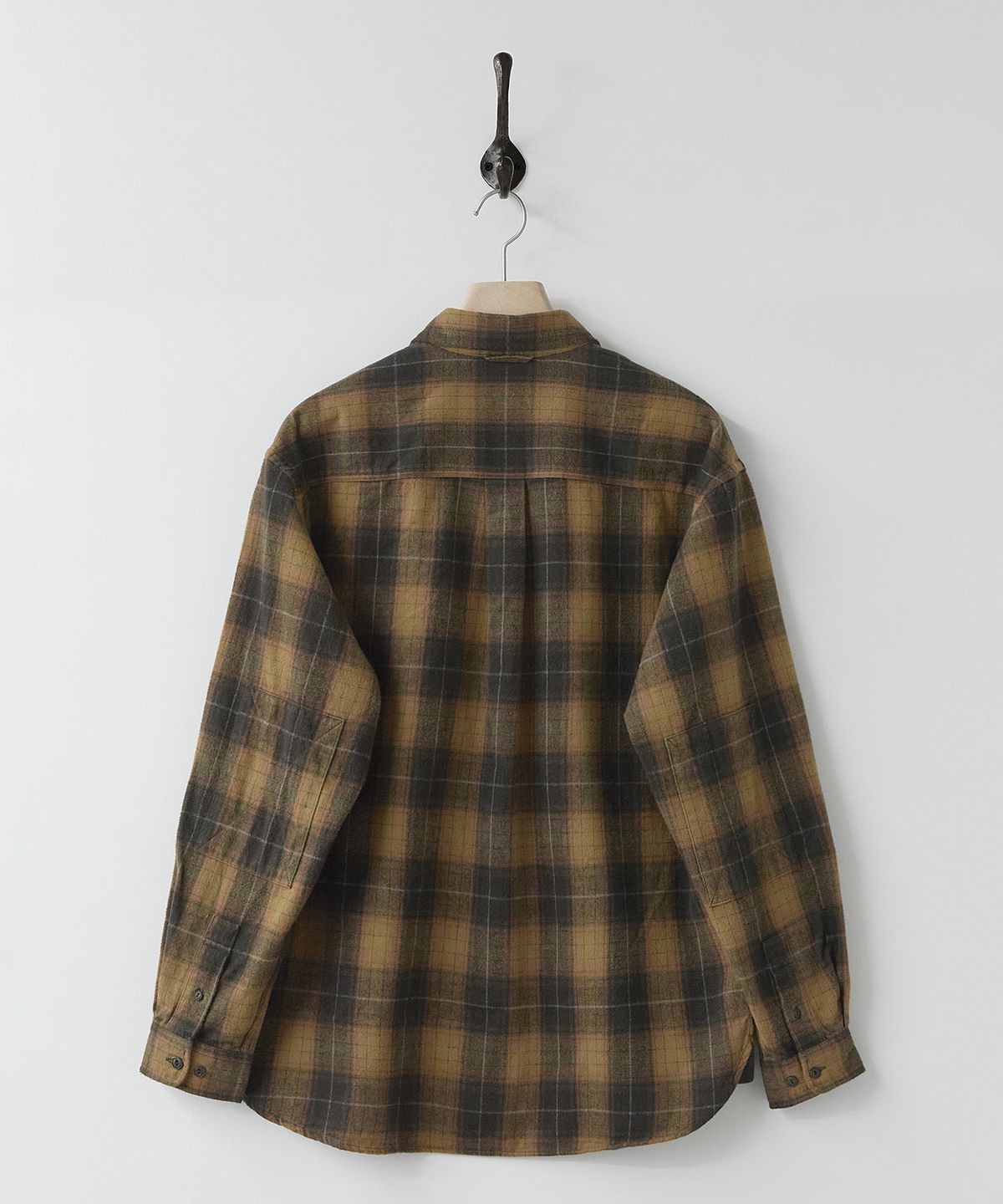 러프사이드(ROUGHSIDE) Craft Shirt Ginger Tartan Check