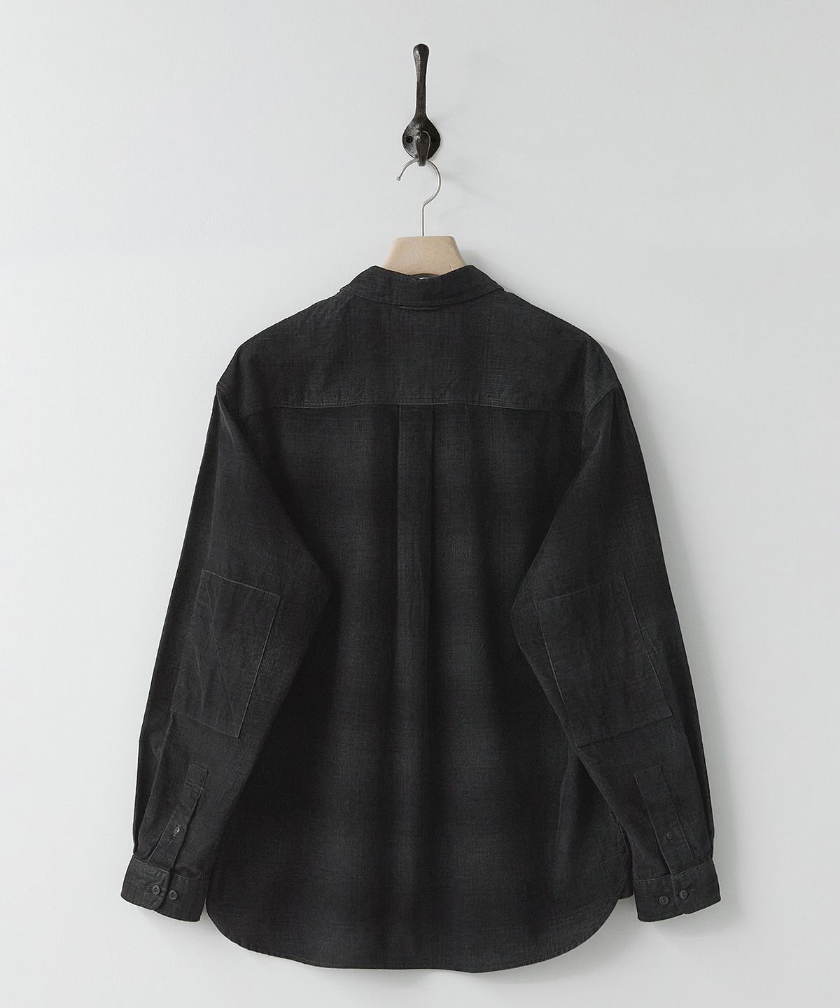 러프사이드(ROUGHSIDE) Craft Shirt Black Cord Check
