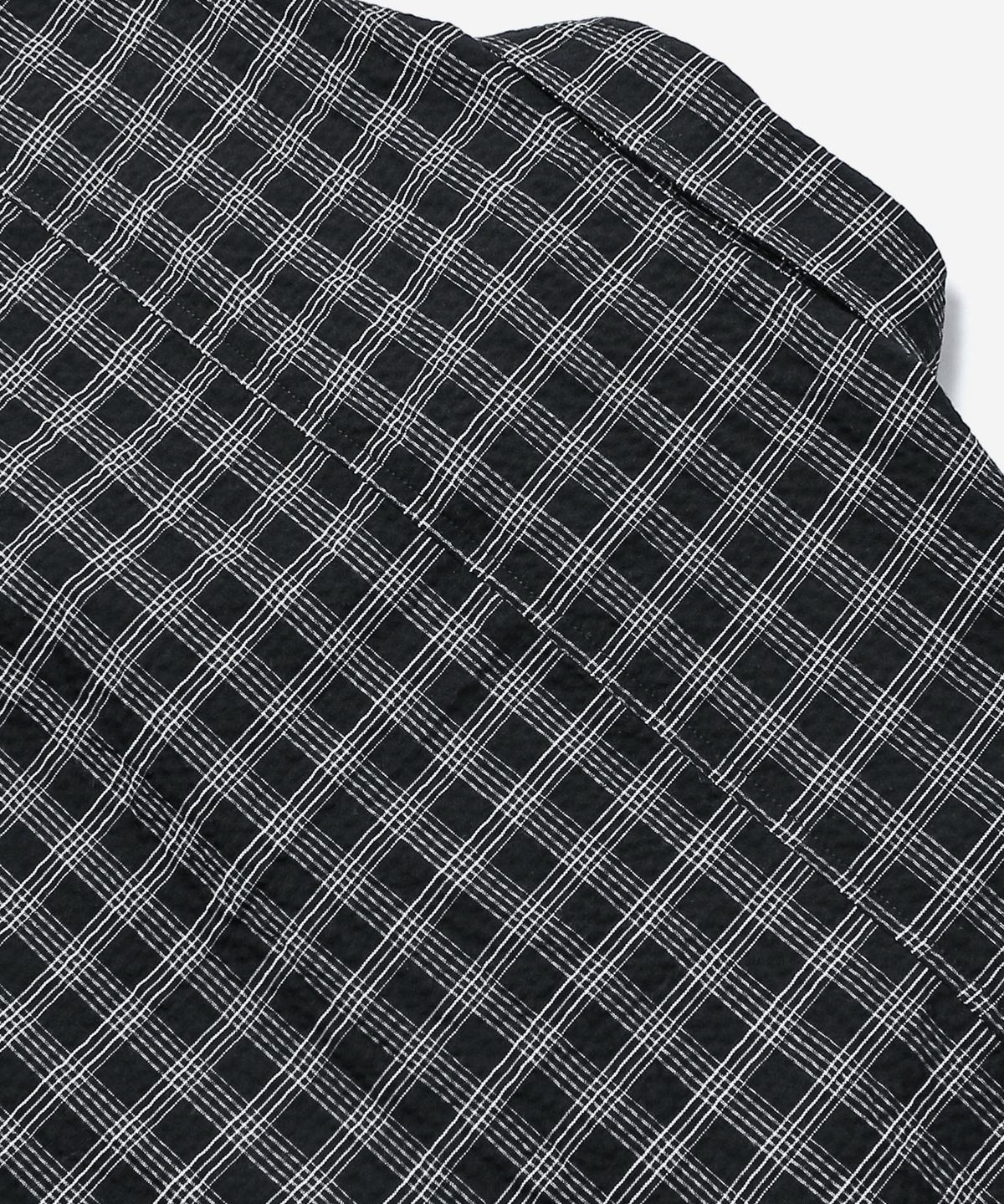 애드호크(ADHOC) 남성 원포켓 체크 긴팔 셔츠 (BLACK) (HC7LS01)