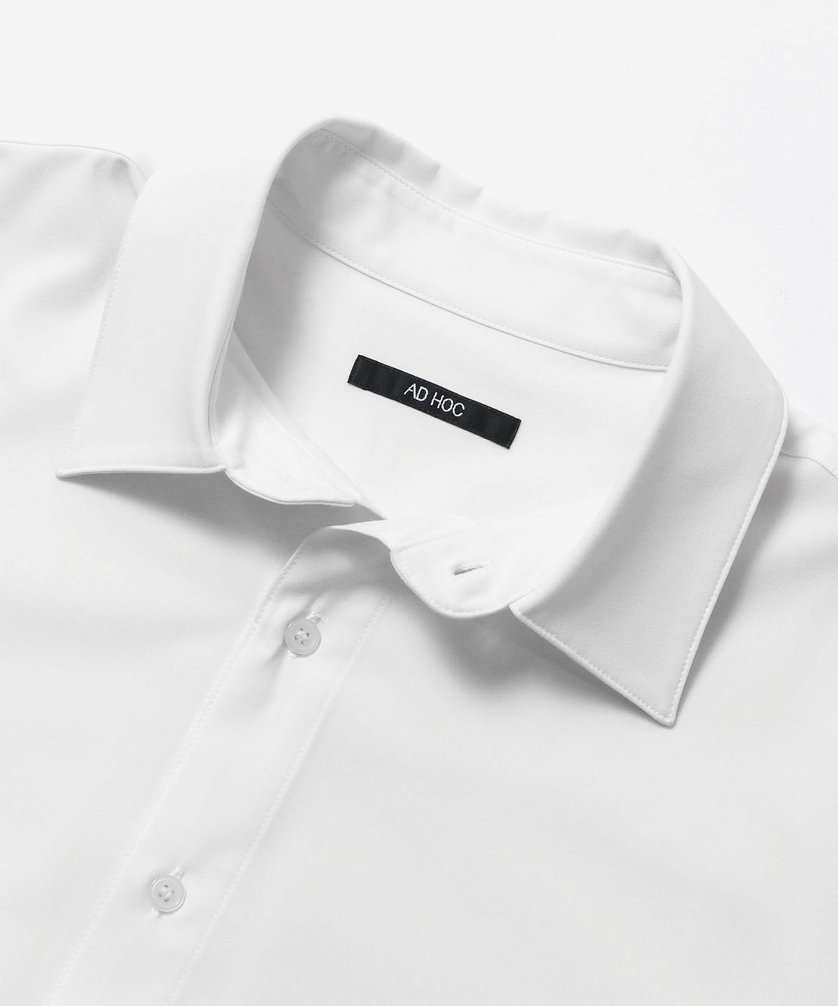 애드호크(ADHOC) 남성 베이직 긴팔 셔츠 (O-WHITE) (HC8LS30)